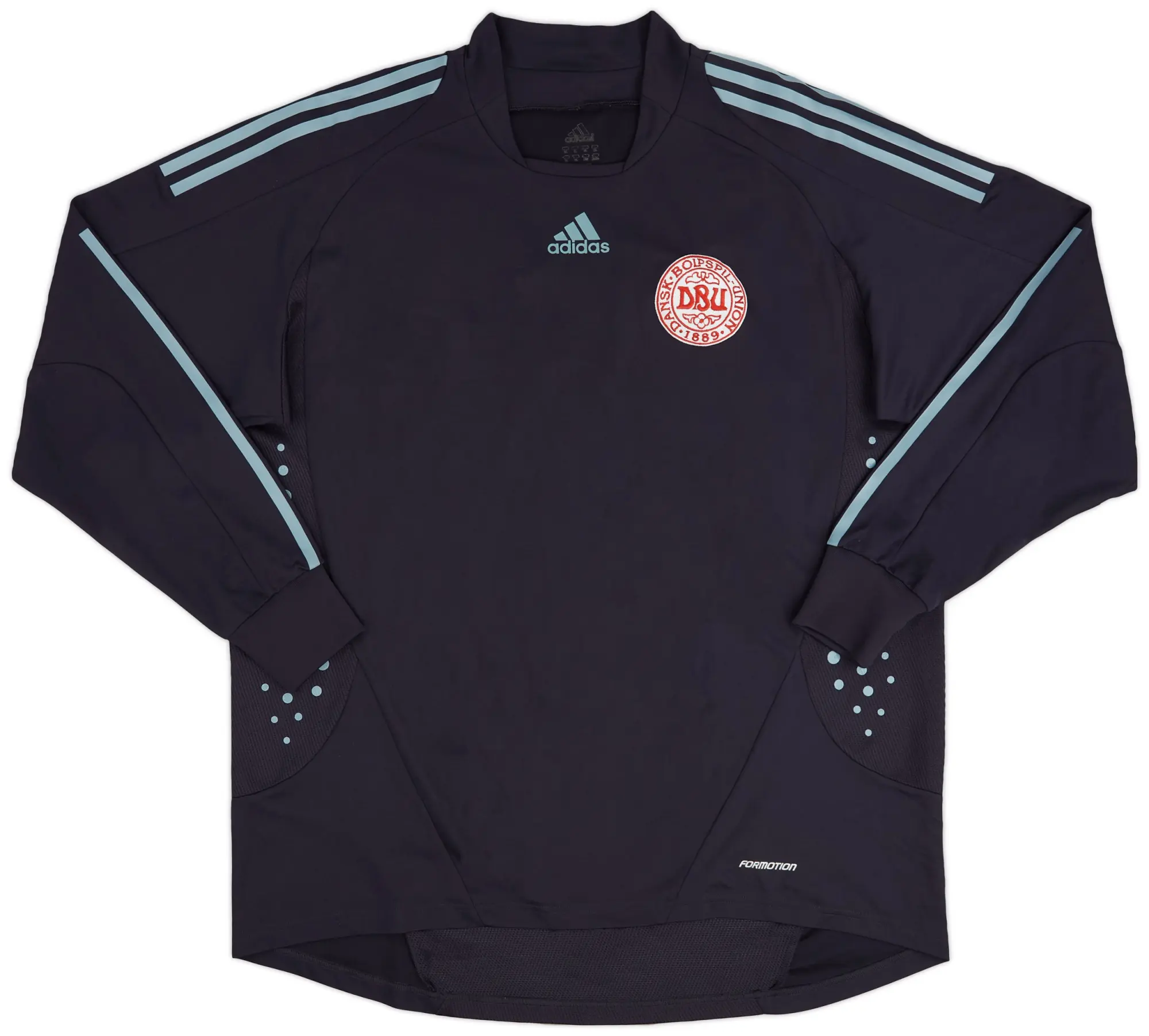 adidas 2008-10 Denmark Player Issue GK Shirt - 9/10 - (XL)