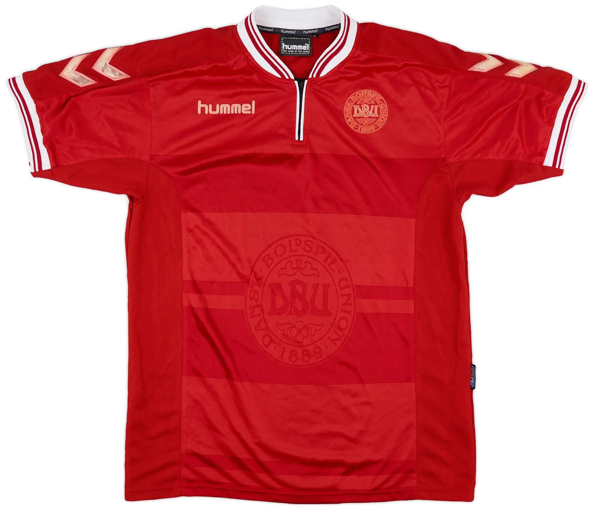 Hummel 2000-02 Denmark Home Shirt Rasmussen - 7/10 - (L)