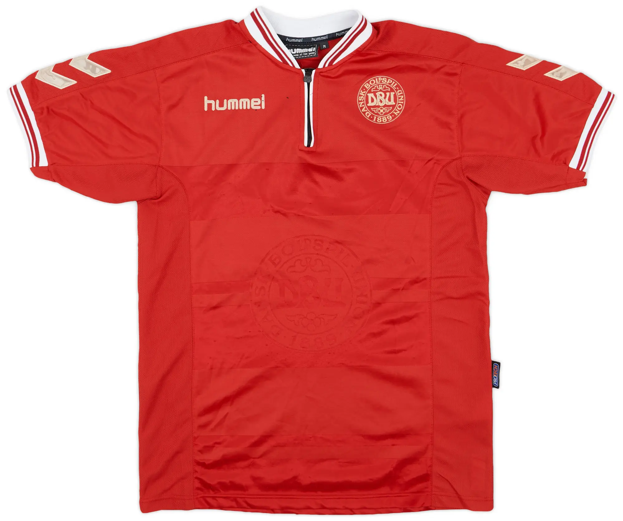 Hummel 2000-02 Denmark Home Shirt - 7/10 - (M)