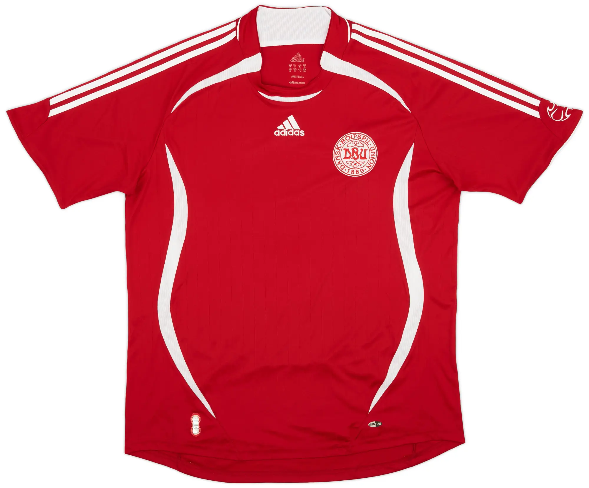 adidas 2006-08 Denmark Home Shirt - 8/10 - (XL)