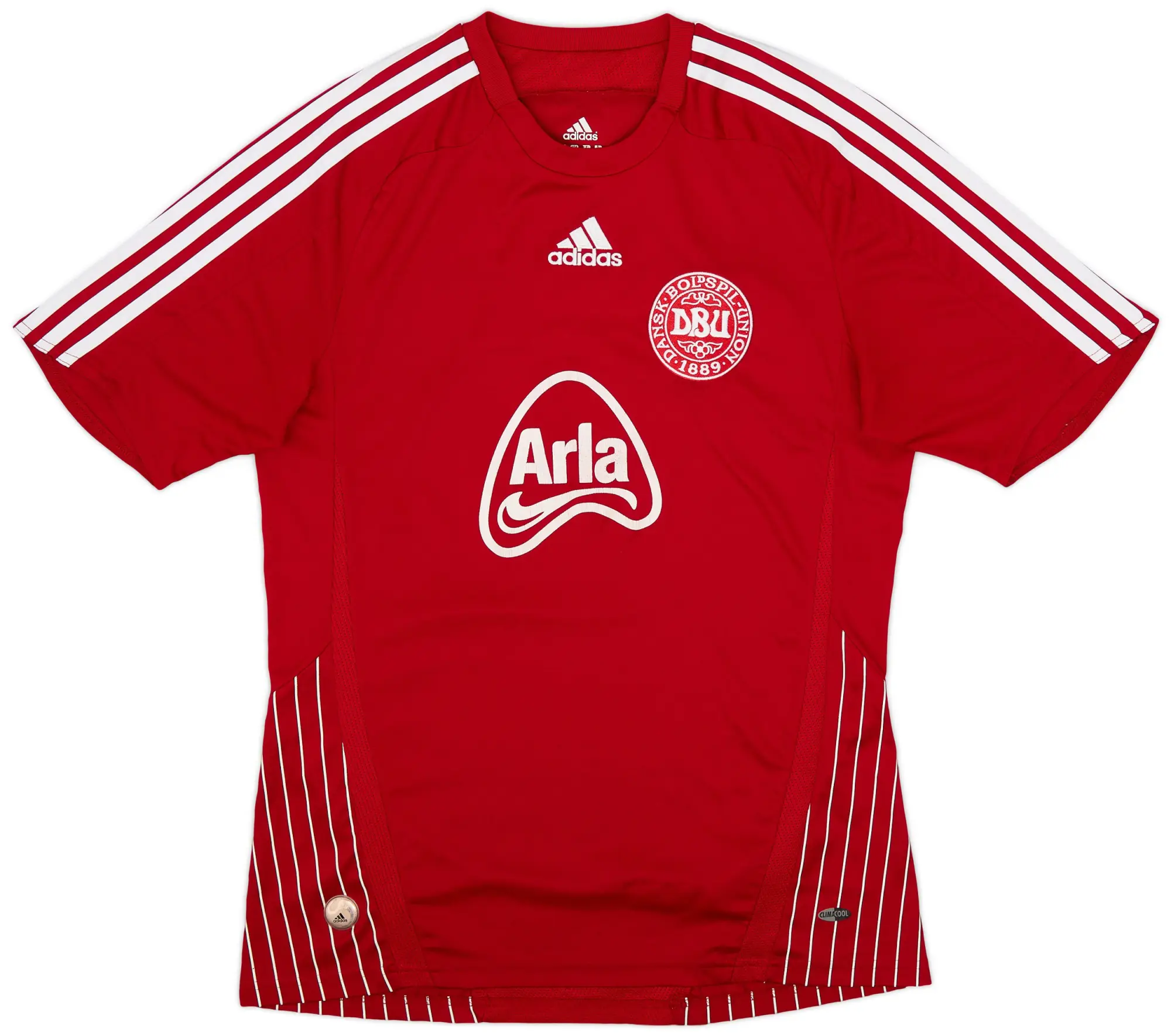 adidas 2008-09 Denmark Home/Training Shirt - 9/10 - (S)