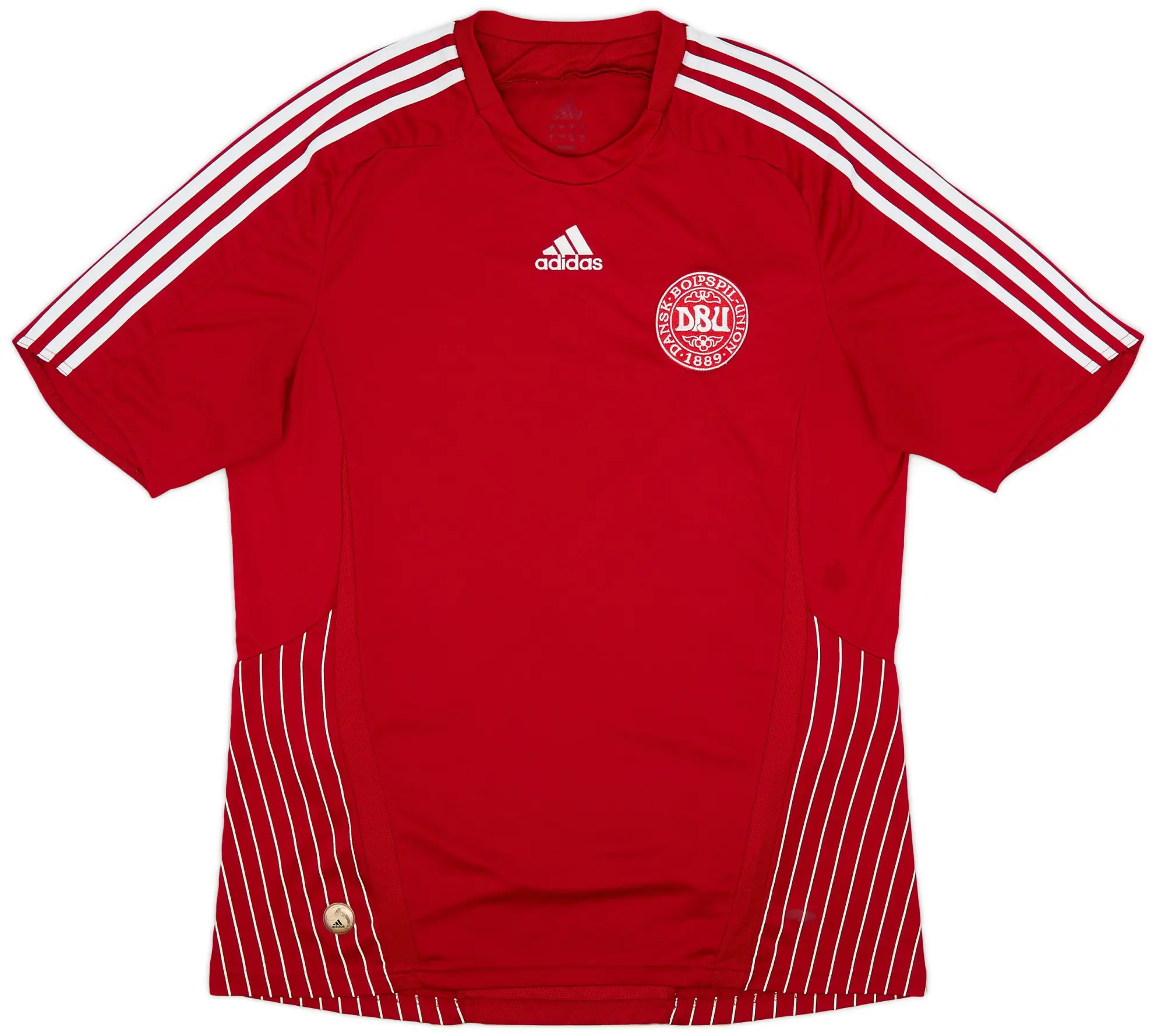 adidas 2007-10 Denmark Home Shirt - 8/10 - (L)