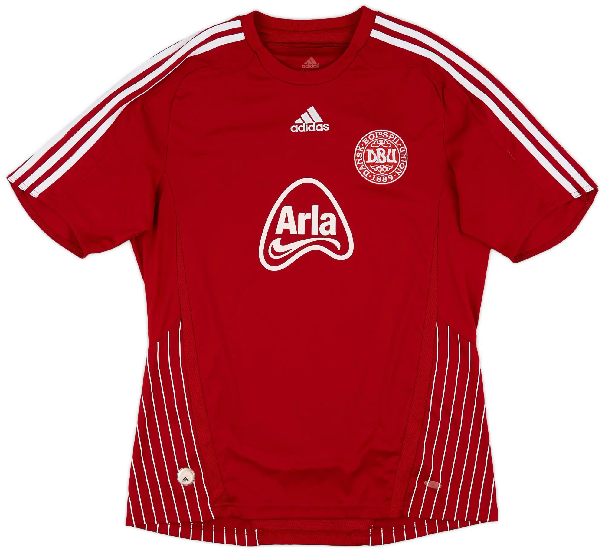 adidas 2007-10 Denmark Home/Training Shirt - 8/10 - (M)
