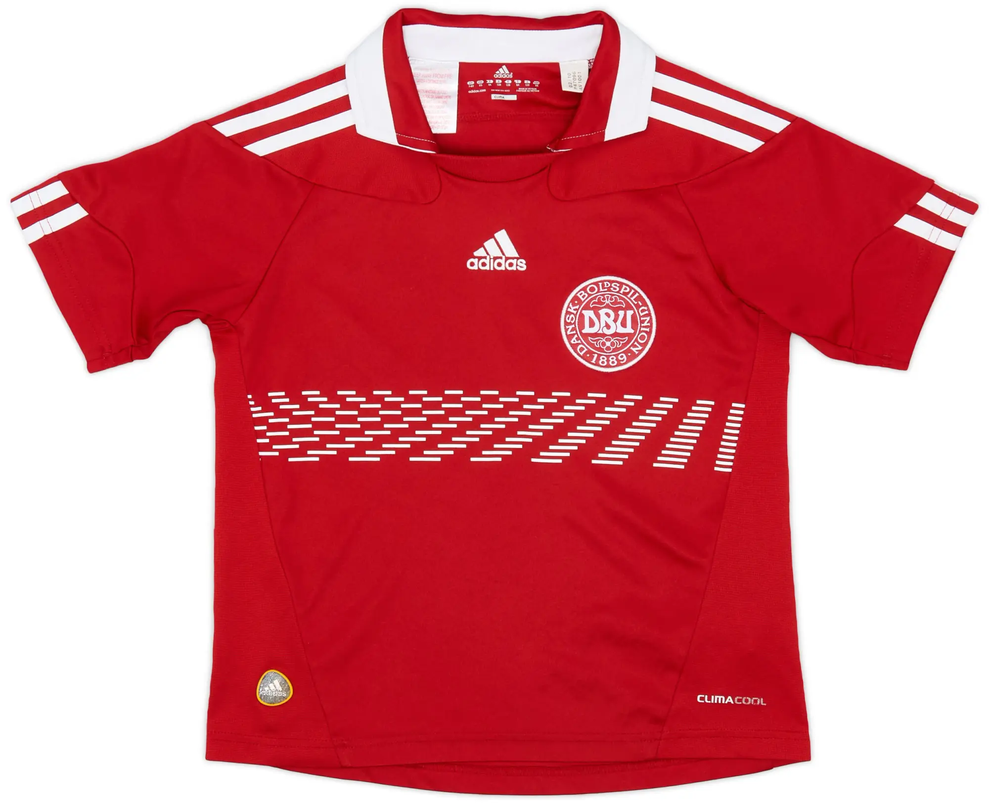 adidas 2010-11 Denmark Home Shirt - 8/10 - (S.Boys)