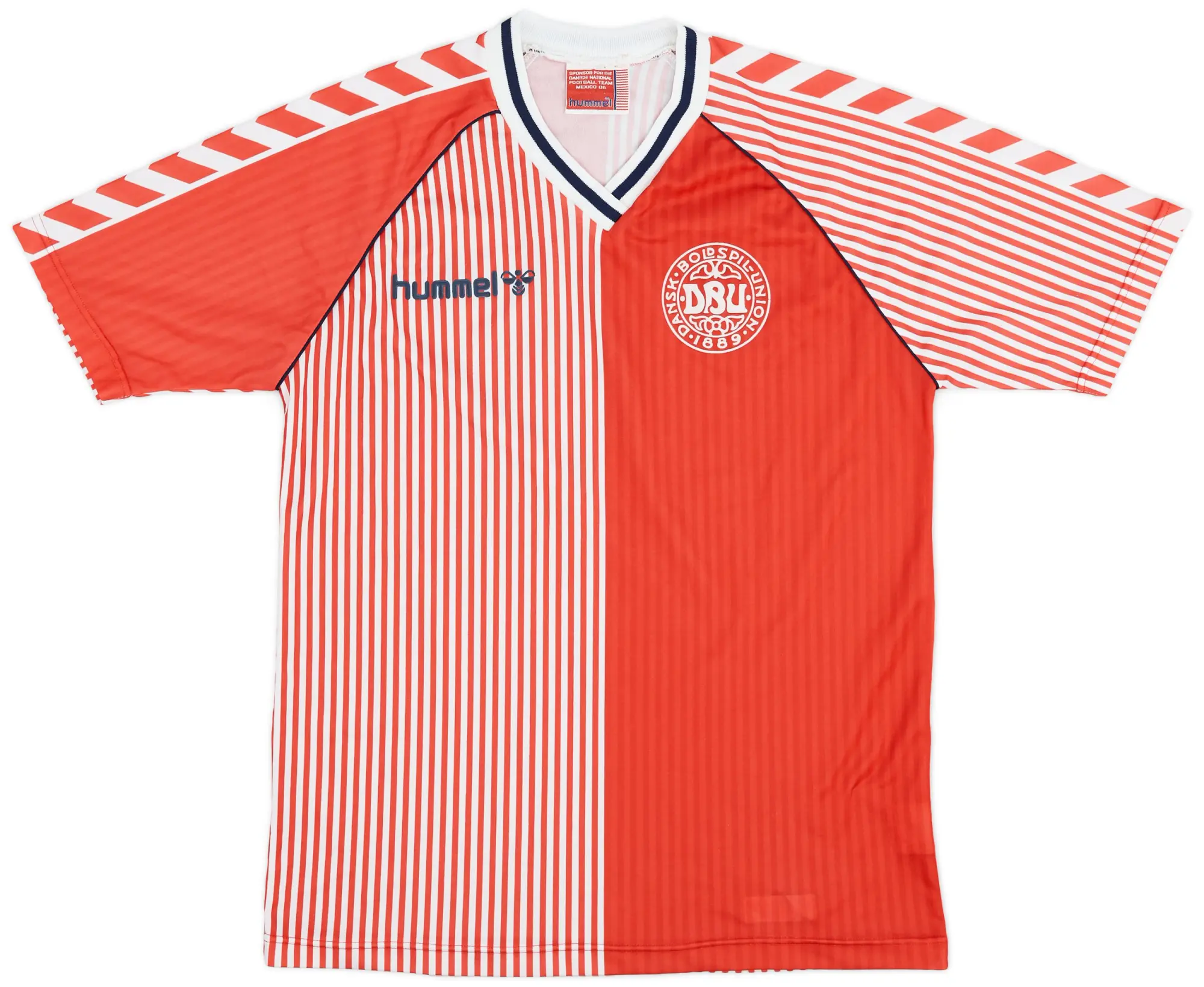 Hummel 1986 Denmark Home Shirt - 9/10 - (M)