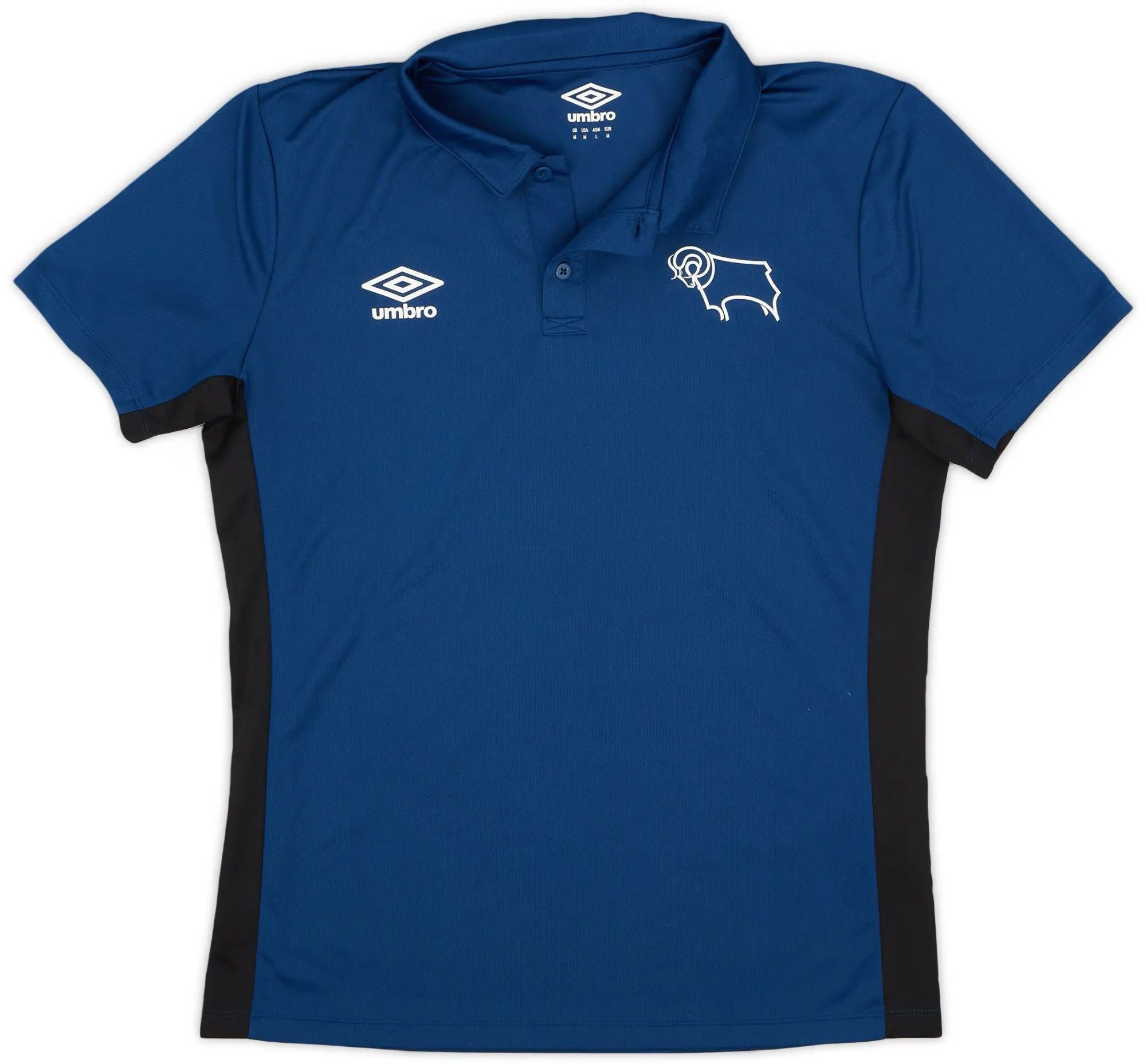 2018-19 Derby County Umbro Polo Shirt - 9/10 - (M)