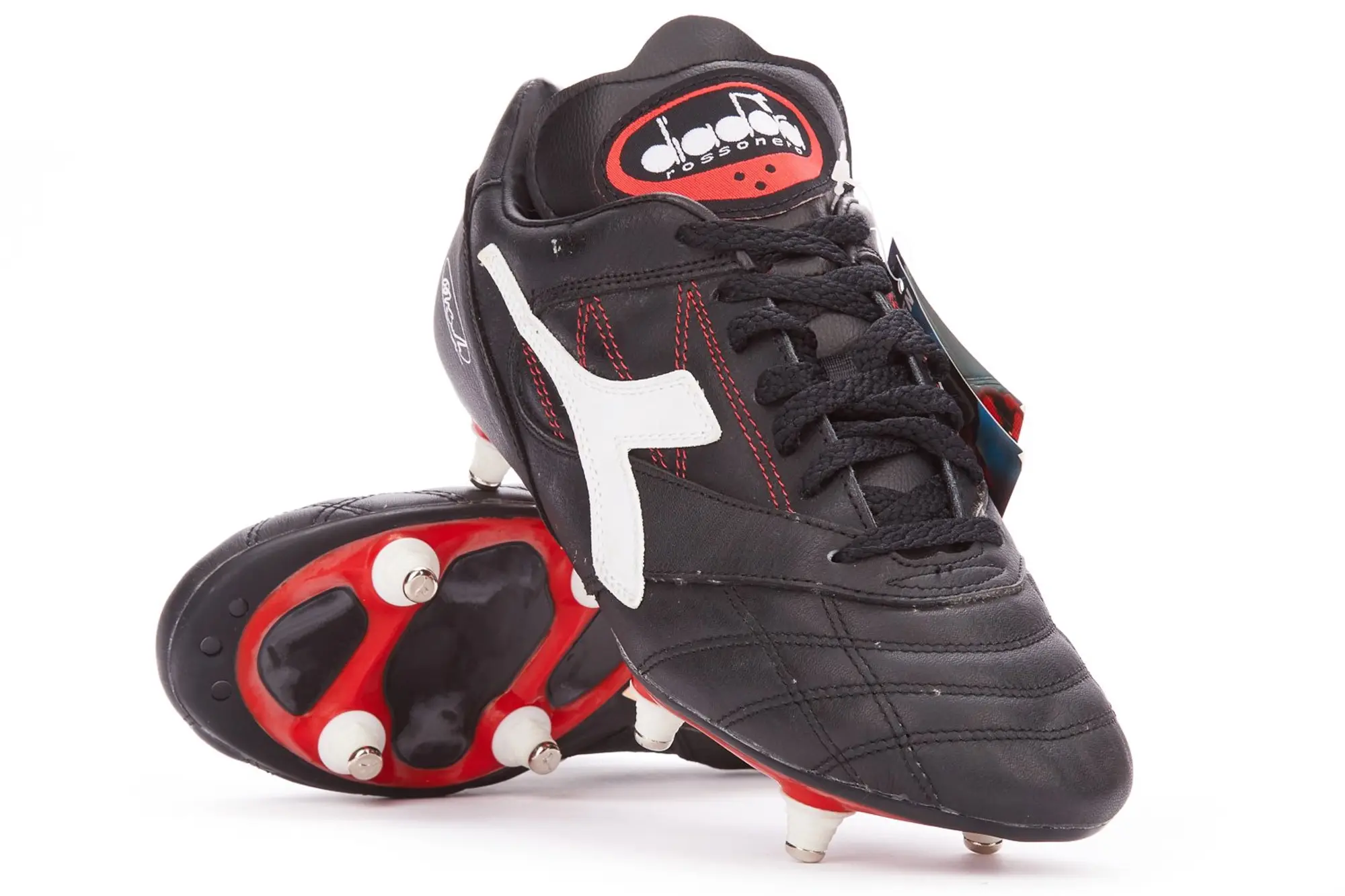 1992 Diadora Rossonero SC D.A. Football Boots *In Box* SG 9½