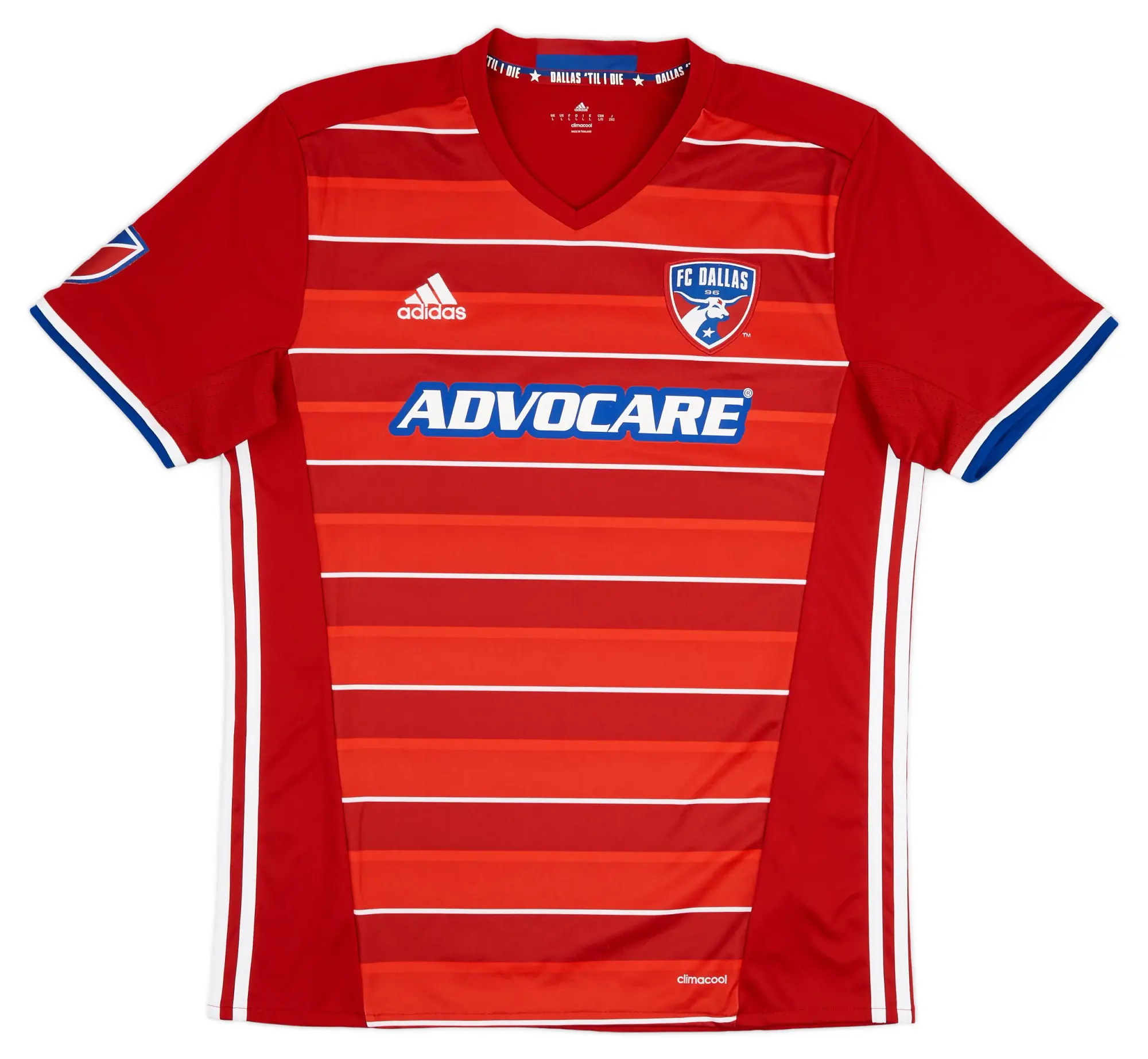 adidas 2016 FC Dallas Home Shirt - 9/10 - (L)