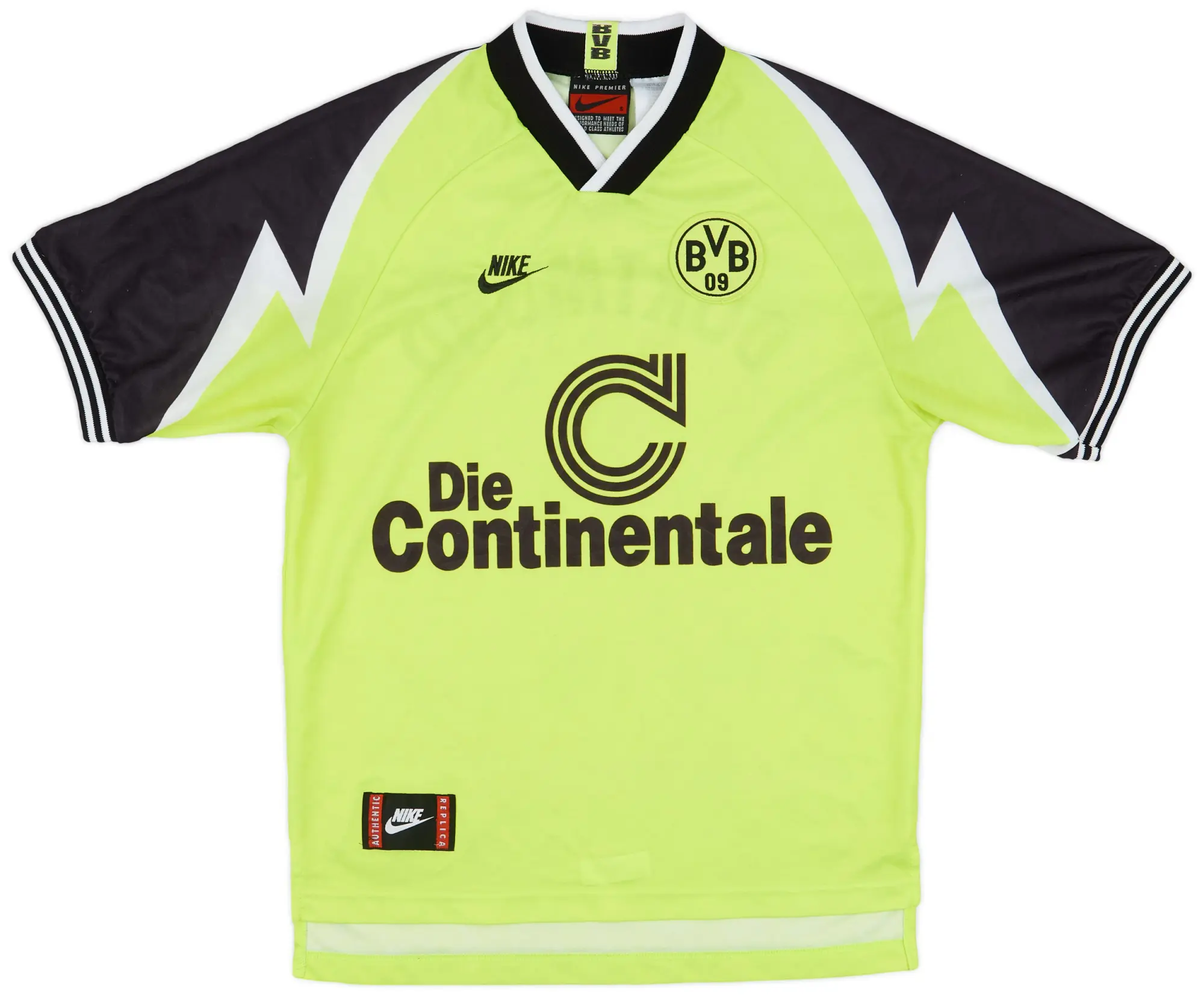 Nike Borussia Dortmund Mens SS Home Shirt 1995/96