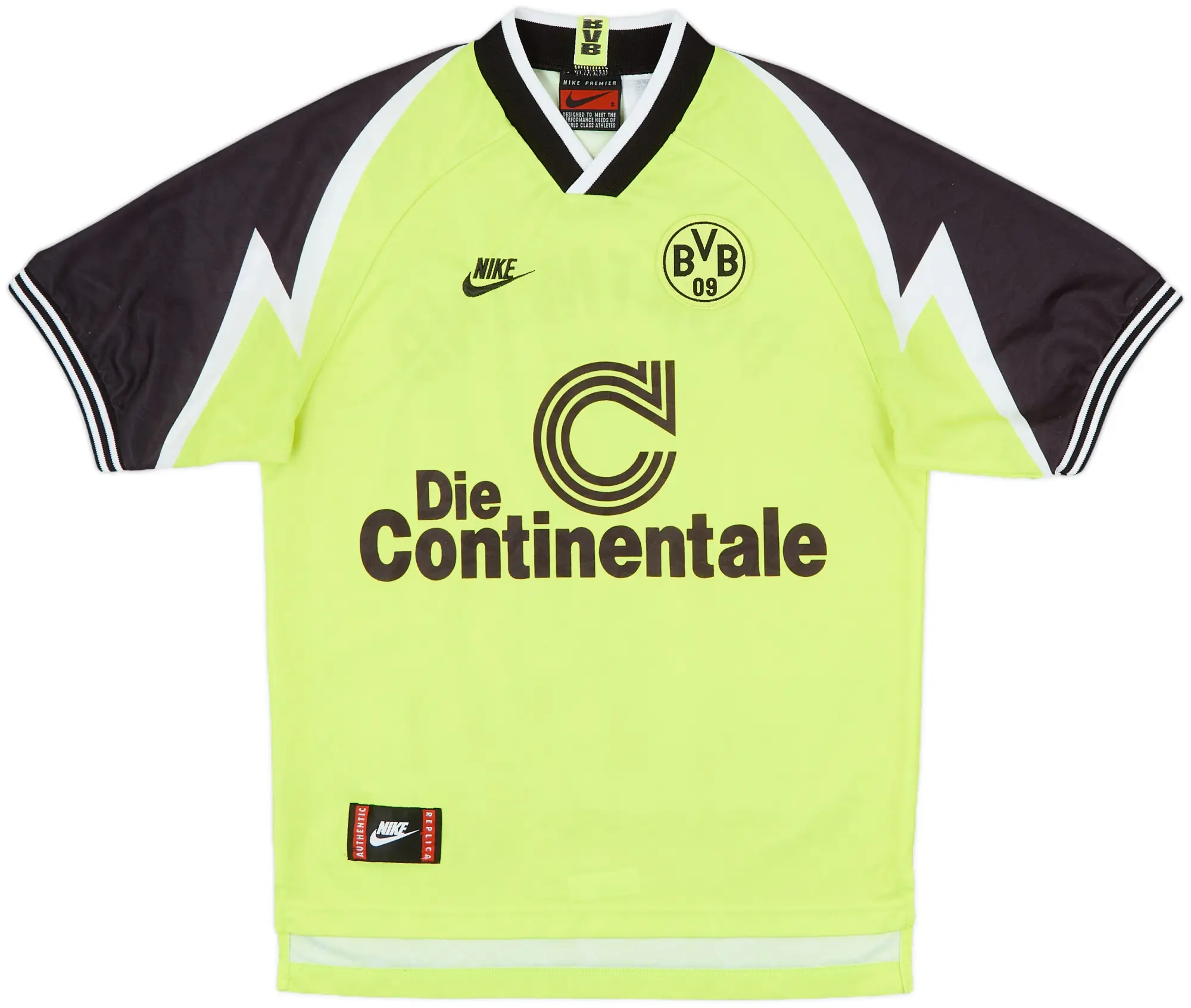 Nike Borussia Dortmund Mens SS Home Shirt 1995/96