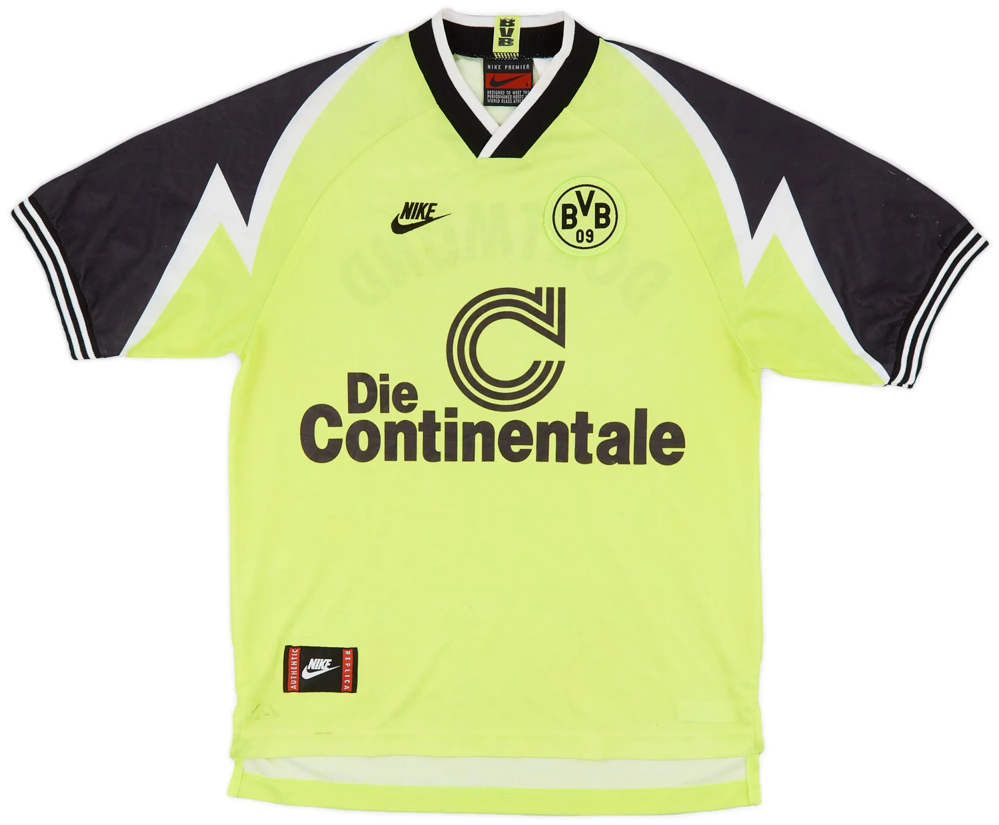 Nike 1995-96 Borussia Dortmund Home Shirt - 7/10 - (S)