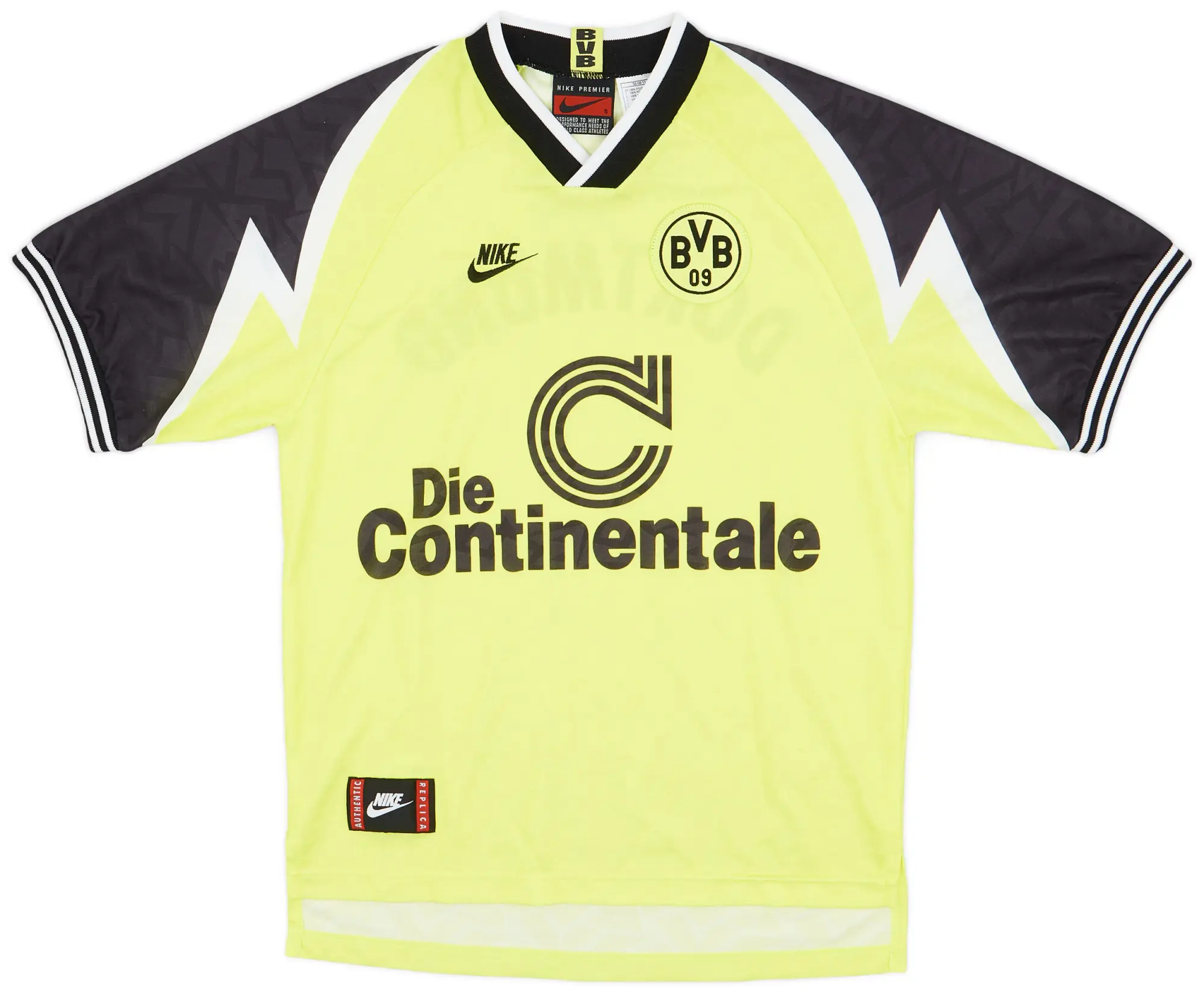 Nike 1995-96 Borussia Dortmund Home Shirt - 9/10 - (S)