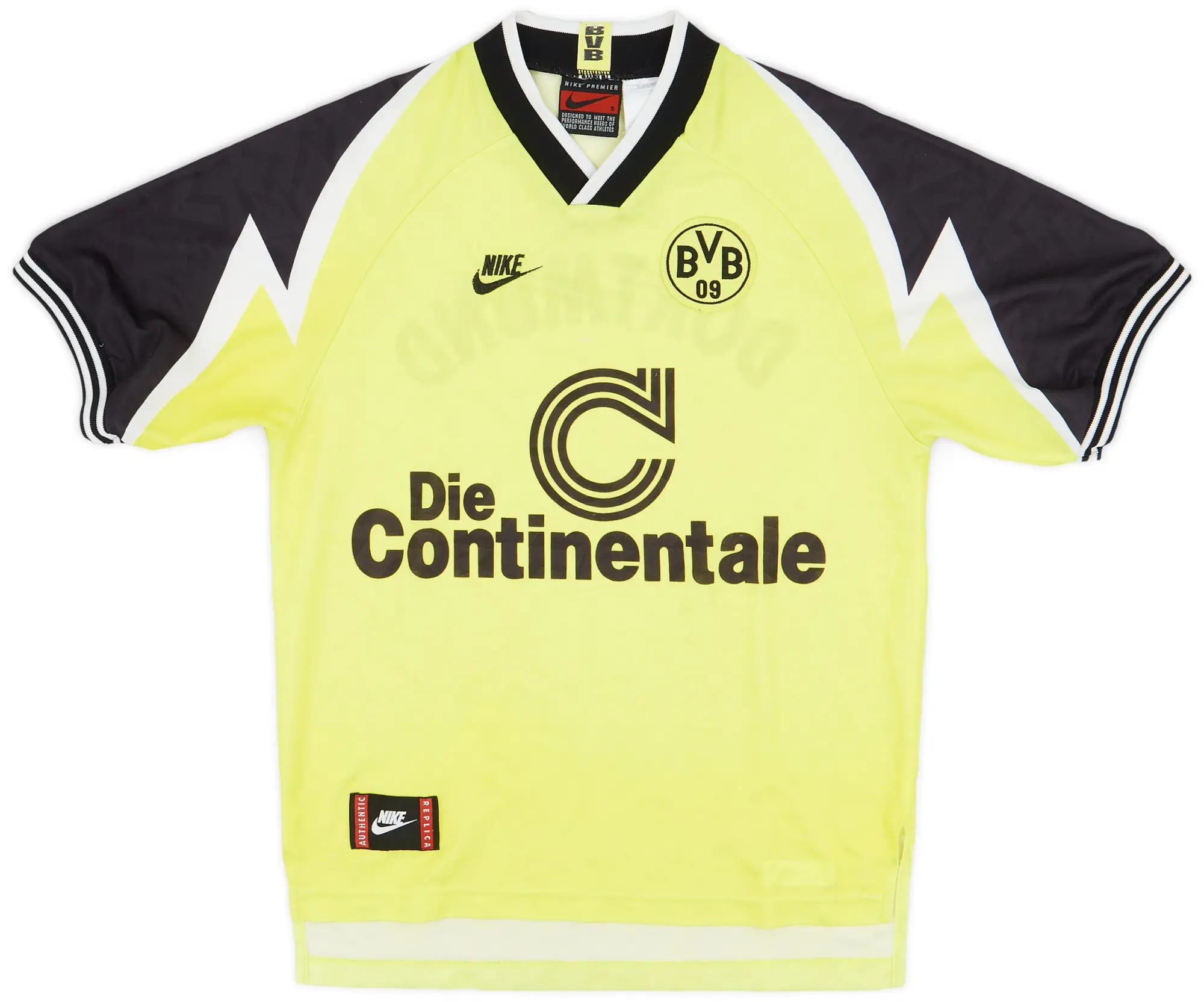 Nike 1995-96 Borussia Dortmund Home Shirt - 9/10 - (S)