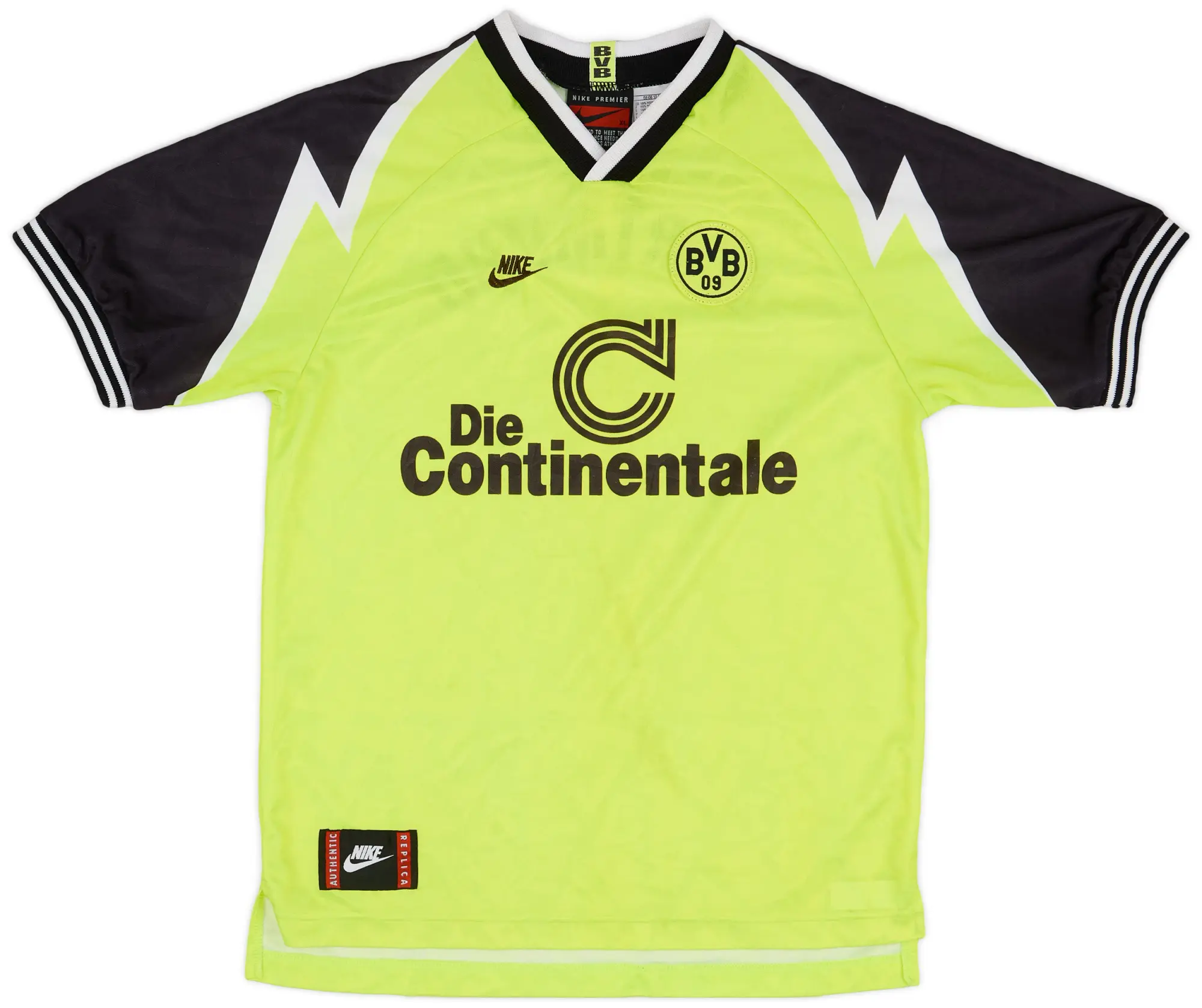 Nike Borussia Dortmund Boys SS Home Shirt 1995/96