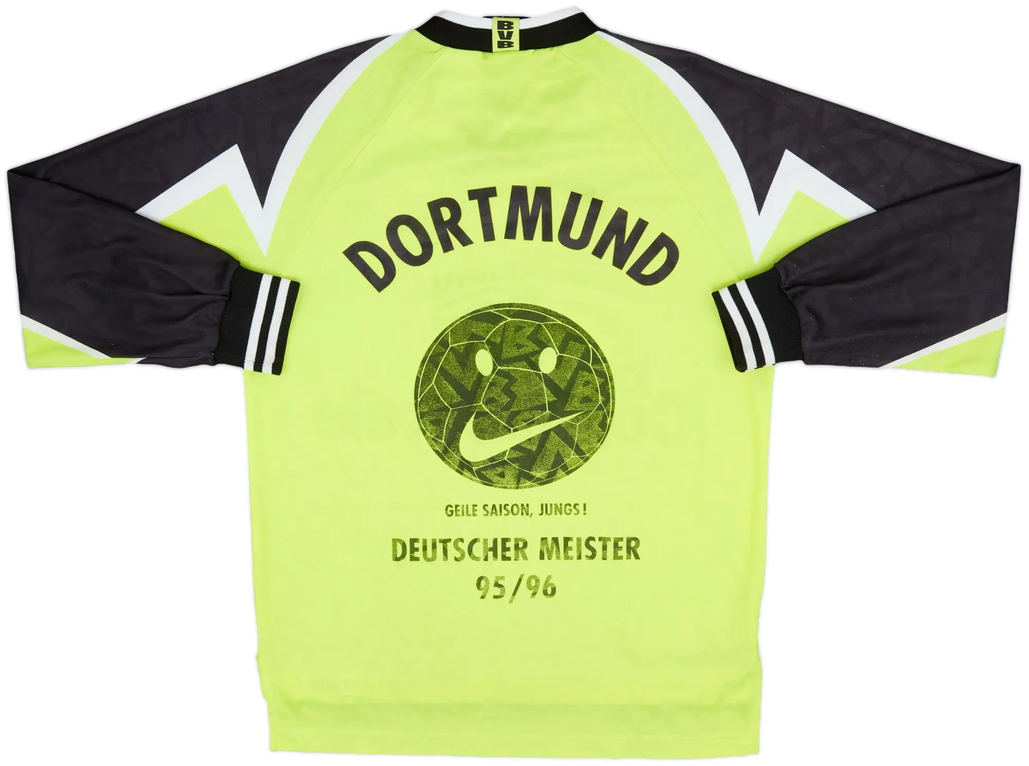 Nike Borussia Dortmund Boys SS Home Shirt 1995/96