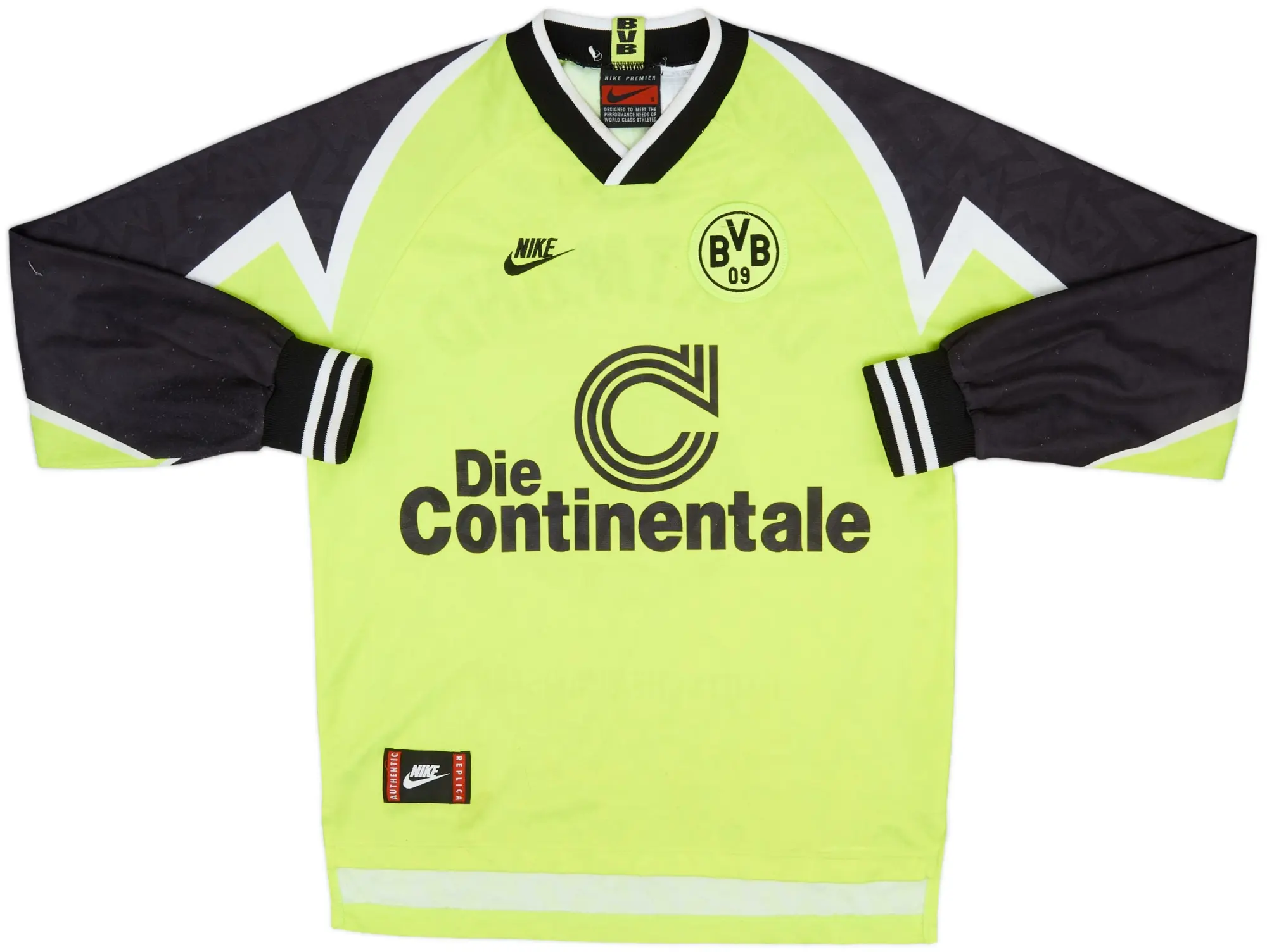 Nike Borussia Dortmund Boys SS Home Shirt 1995/96