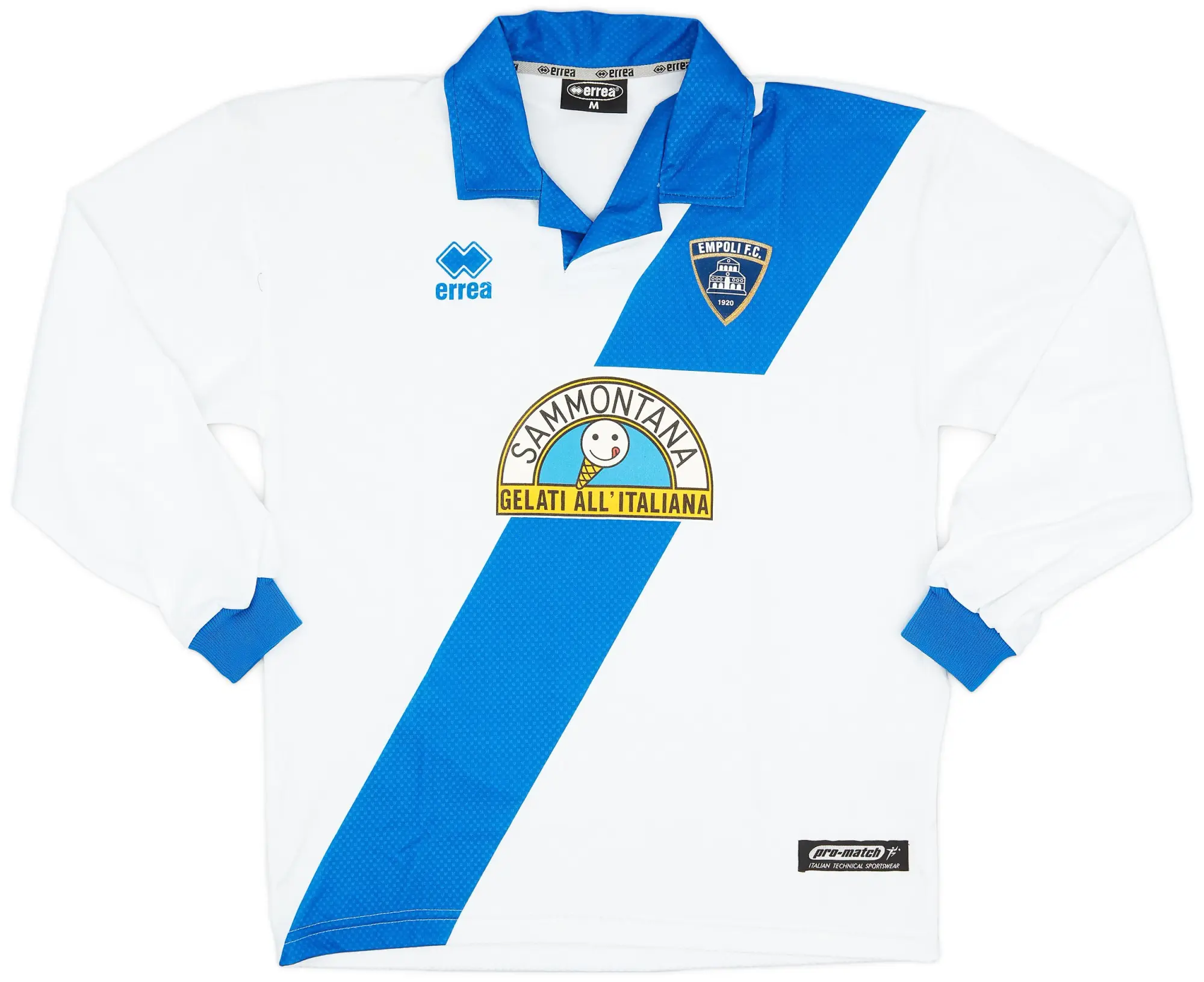 Errea 2002-03 Empoli Away L/S Shirt - 9/10 - (M)