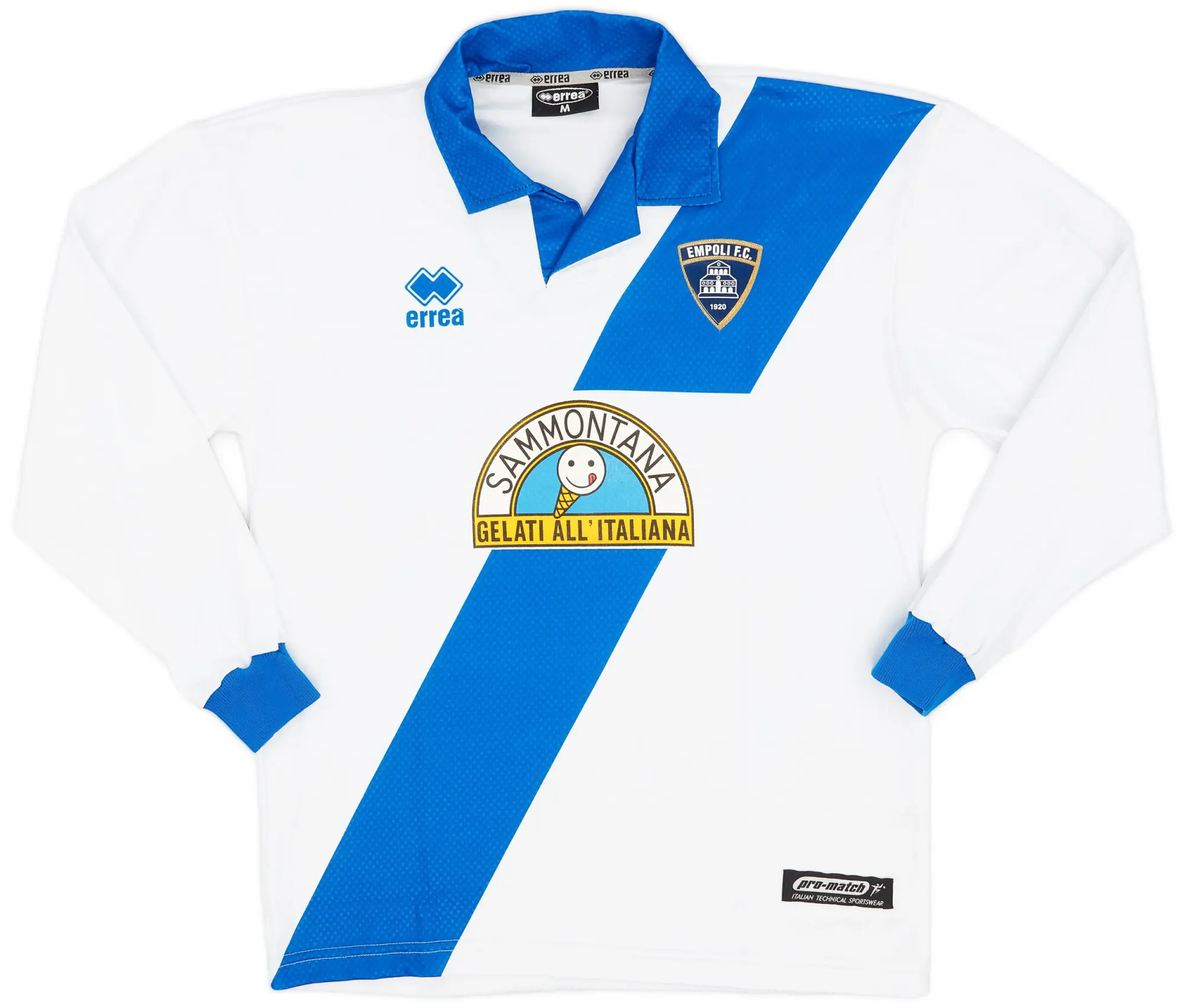Errea 2002-03 Empoli Away L/S Shirt - 9/10 - (M)