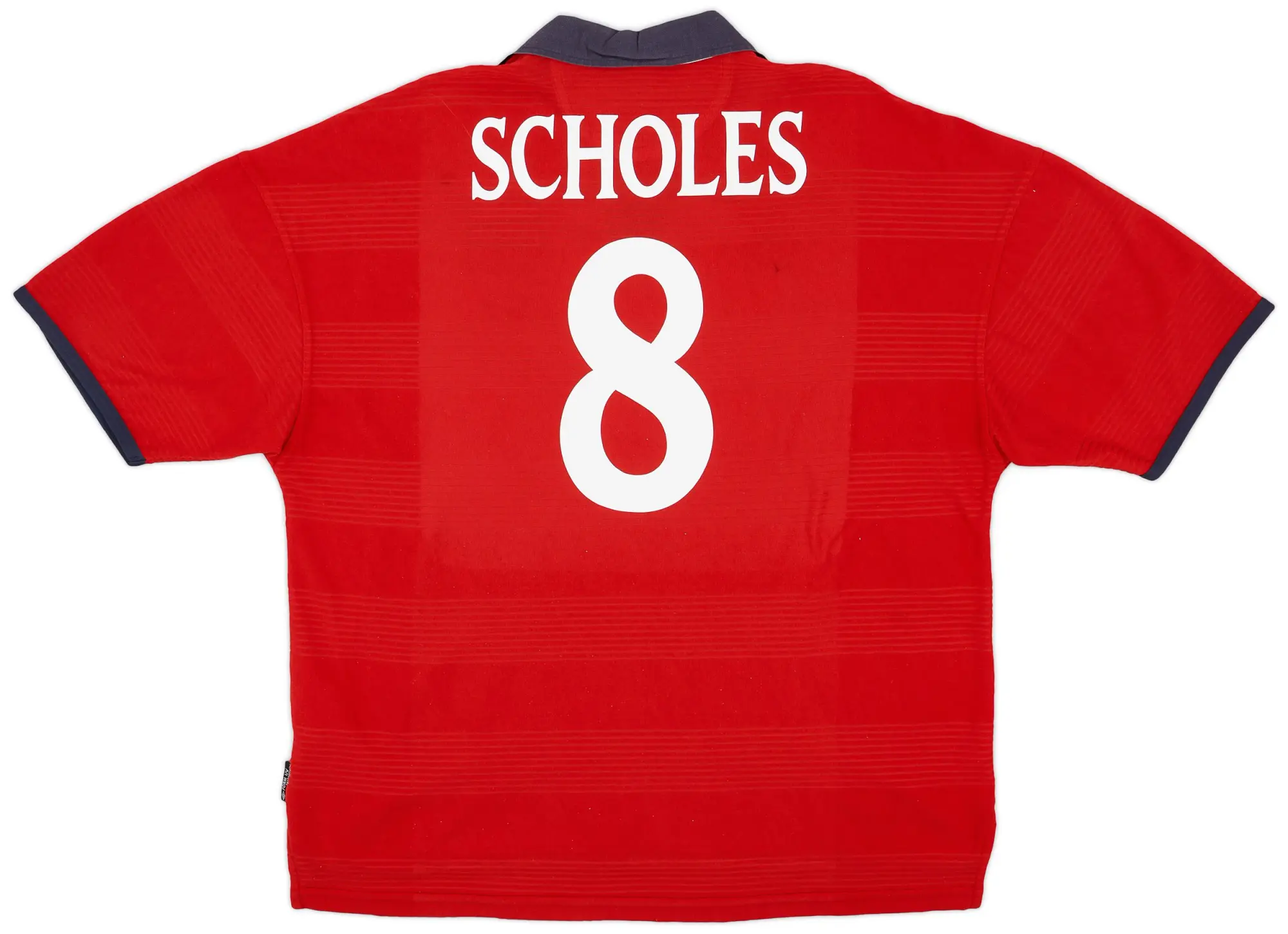 Umbro 1999-01 England Away Shirt Scholes #8 - 8/10 - (XXL)