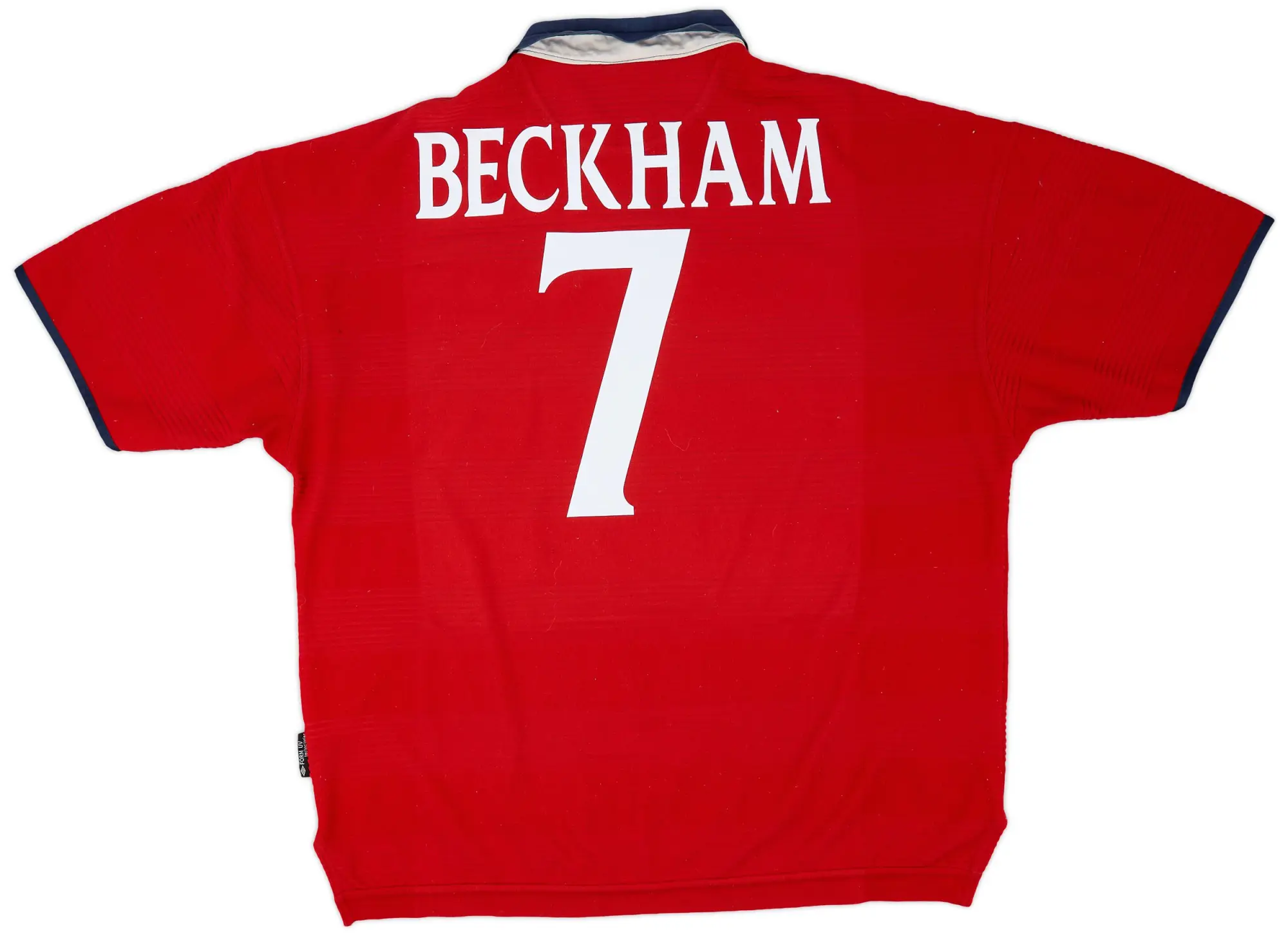 Umbro 1999-01 England Away Shirt Beckham #7 - 6/10 - (XL)
