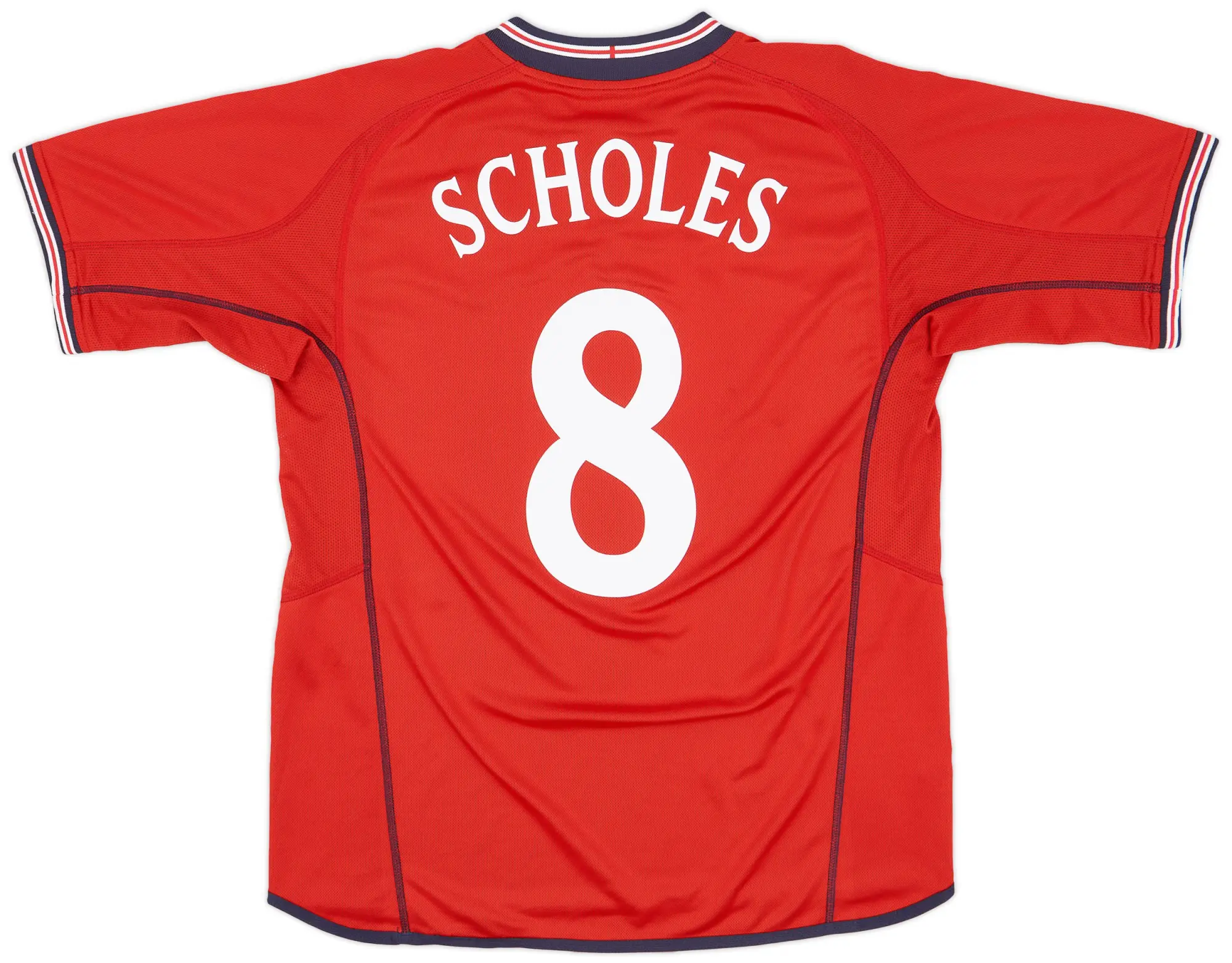 Umbro 2002-04 England Away Shirt Scholes #8 - 9/10 - (L)