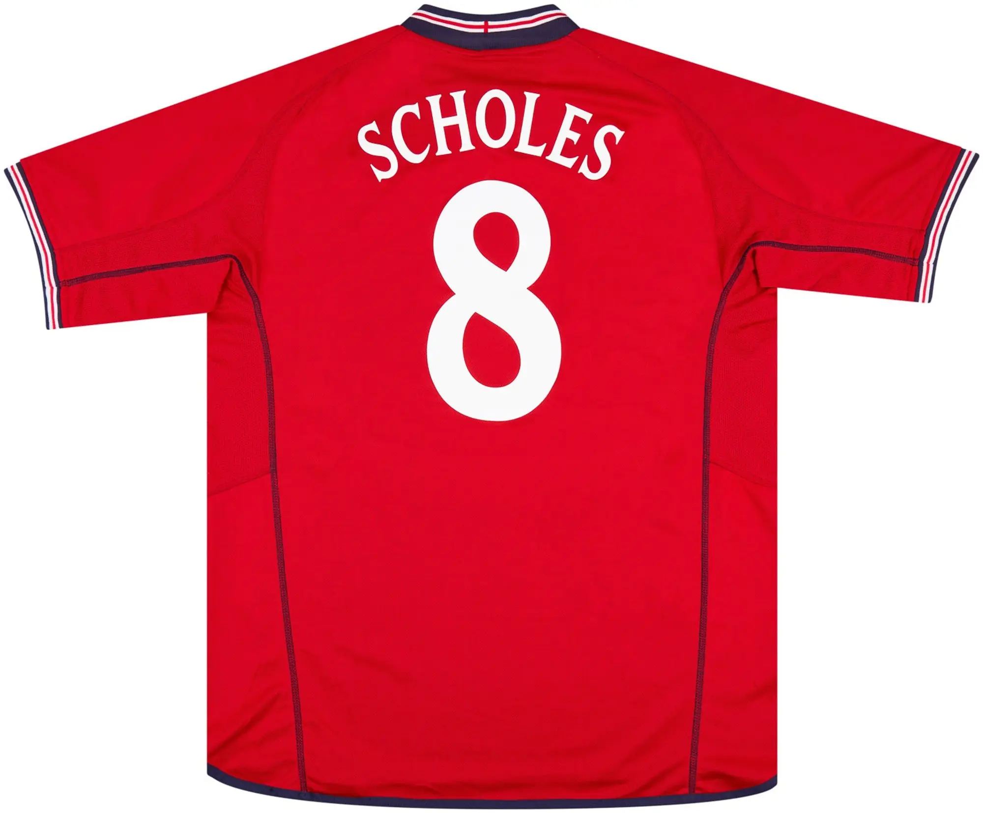 Umbro 2002-04 England Away Shirt Scholes #8 XL