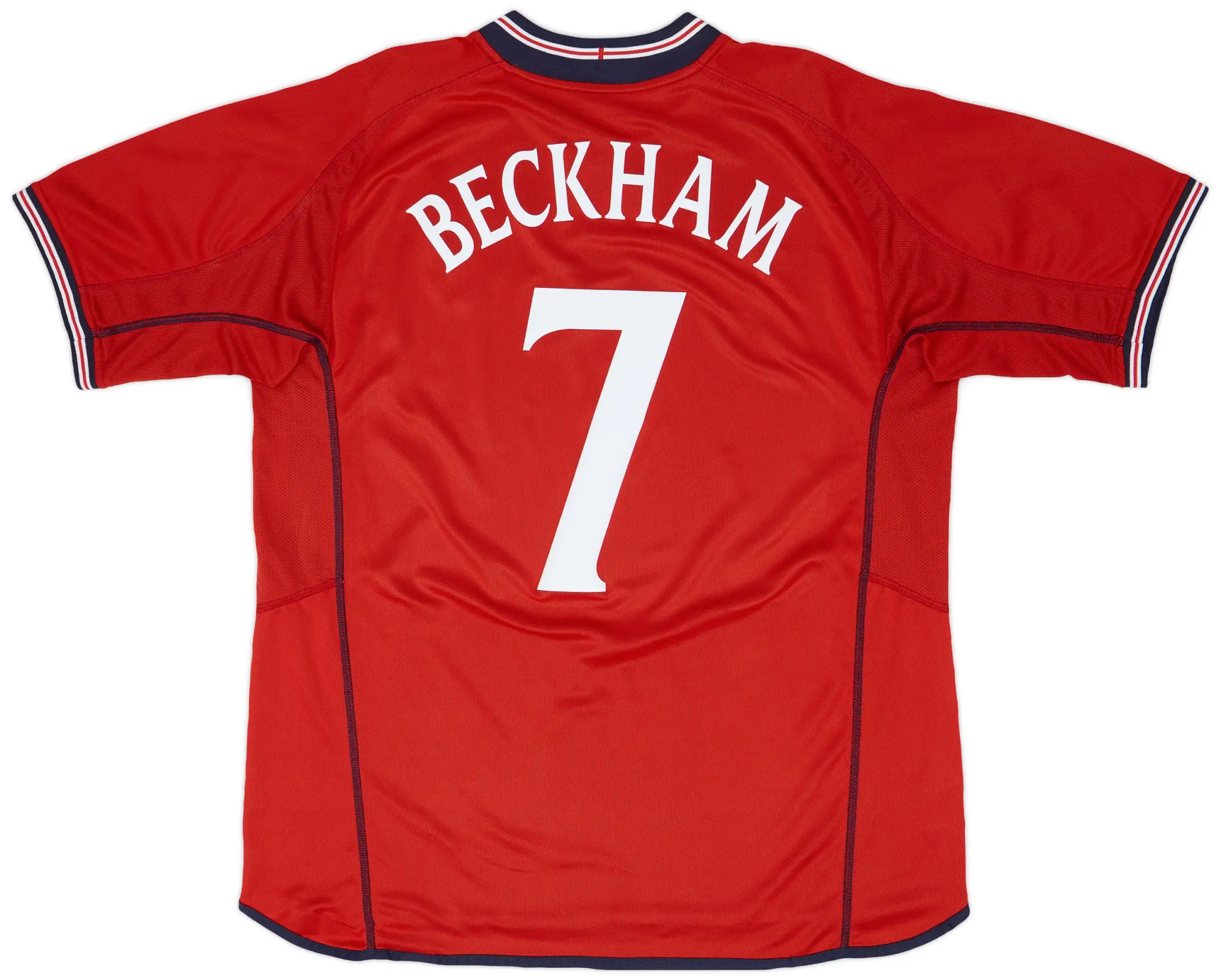 Umbro 2002-04 England Away Shirt Beckham #7 - 6/10 - (XL)