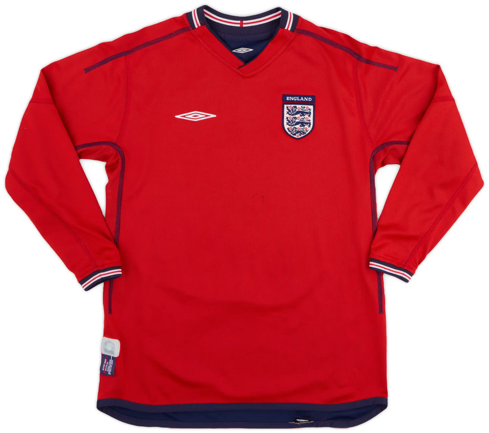 Umbro 2002-04 England Away Shirt - 7/10 - (XL.Boys)