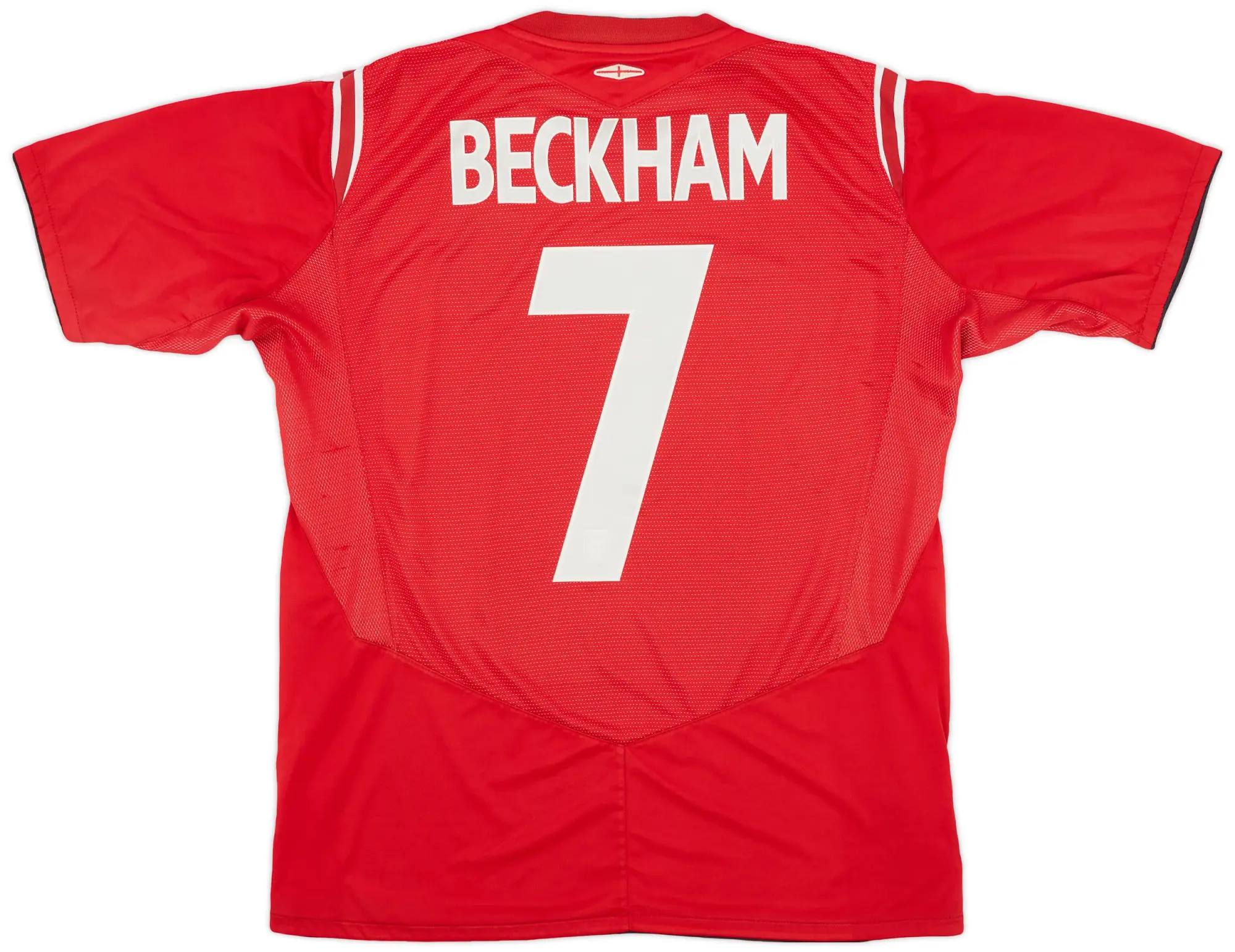 Umbro 2004-06 England Away Shirt Beckham #7 - 6/10 - (L)