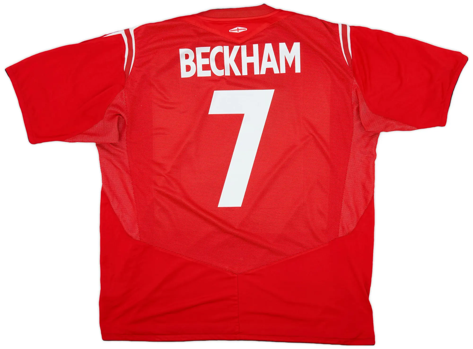 Umbro 2004-06 England Away Shirt Beckham #7 - 6/10 - (XXL)
