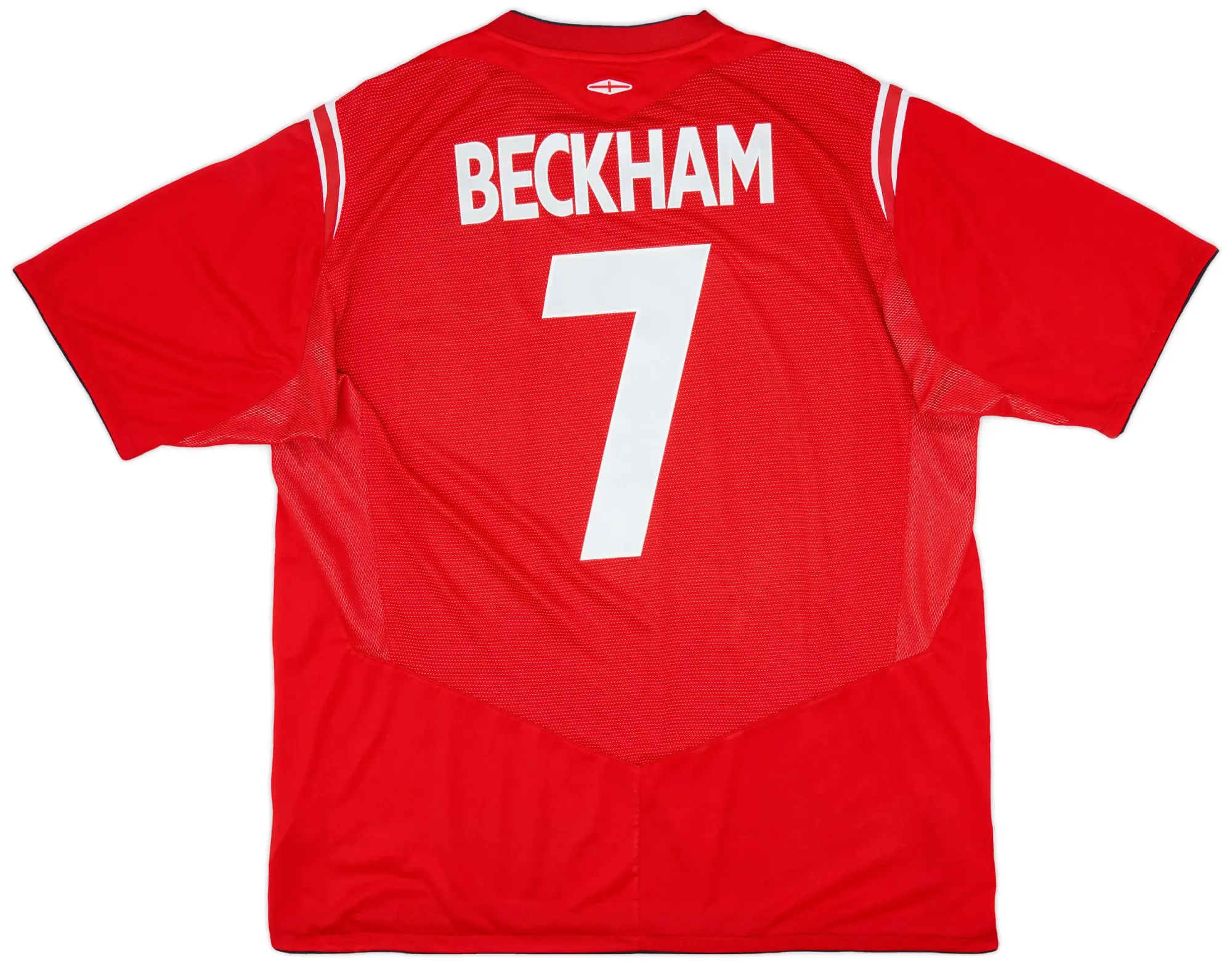 Umbro 2004-06 England Away Shirt Beckham #7 - 6/10 - (XXL)