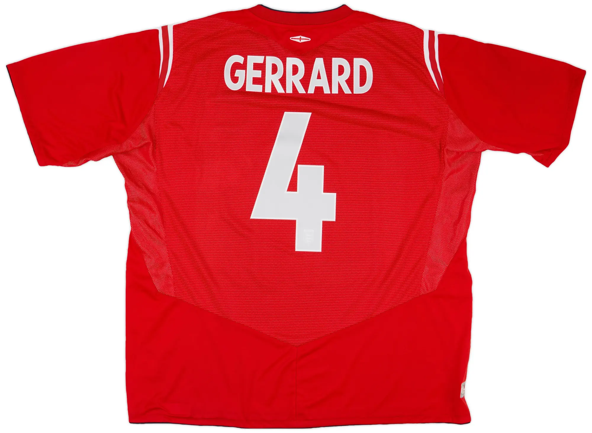 Umbro 2004-06 England Away Shirt Gerrard #4 - 8/10 - (3XL)