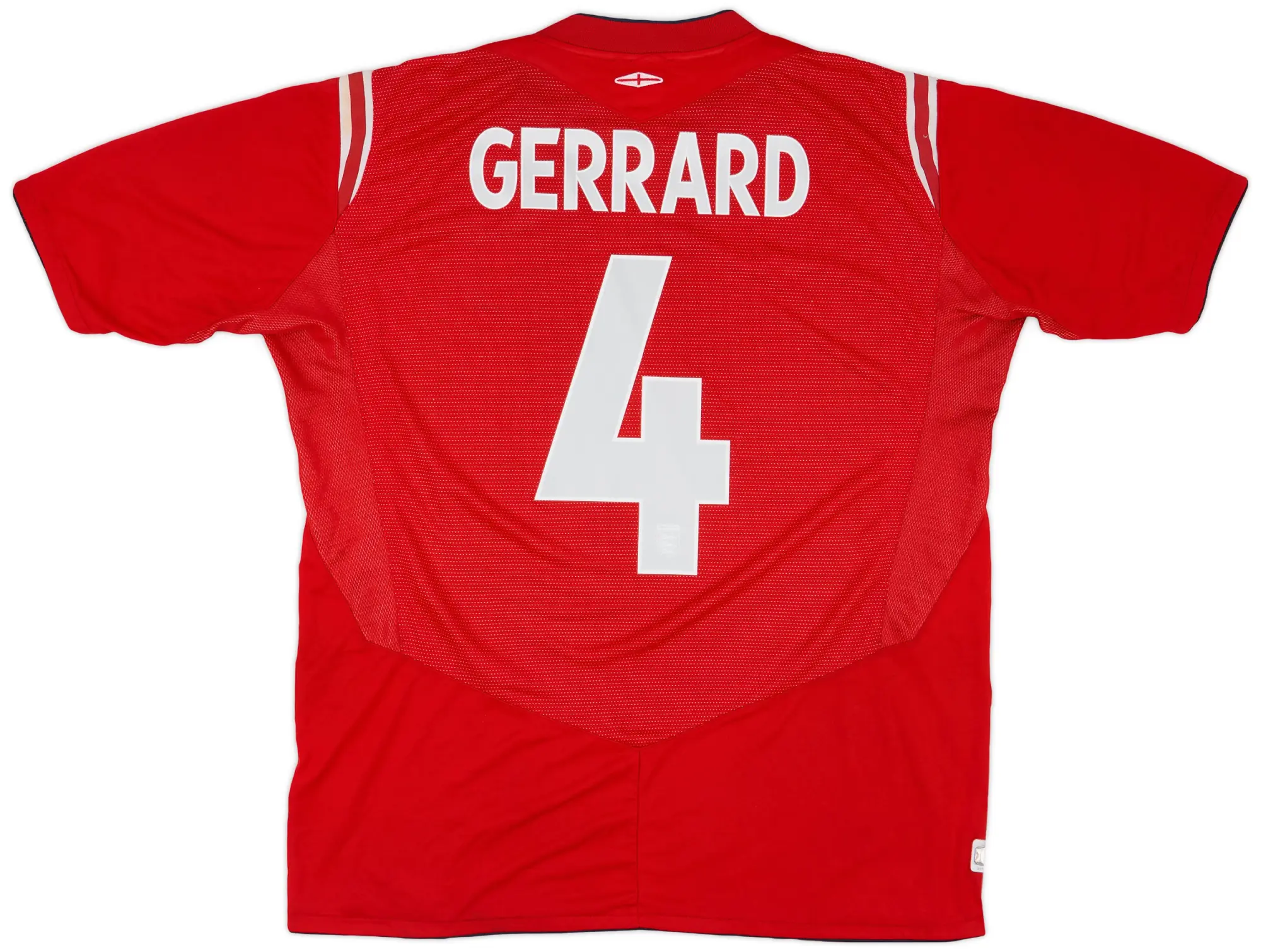 Umbro 2004-06 England Away Shirt Gerrard #4 - 6/10 - (XXL)