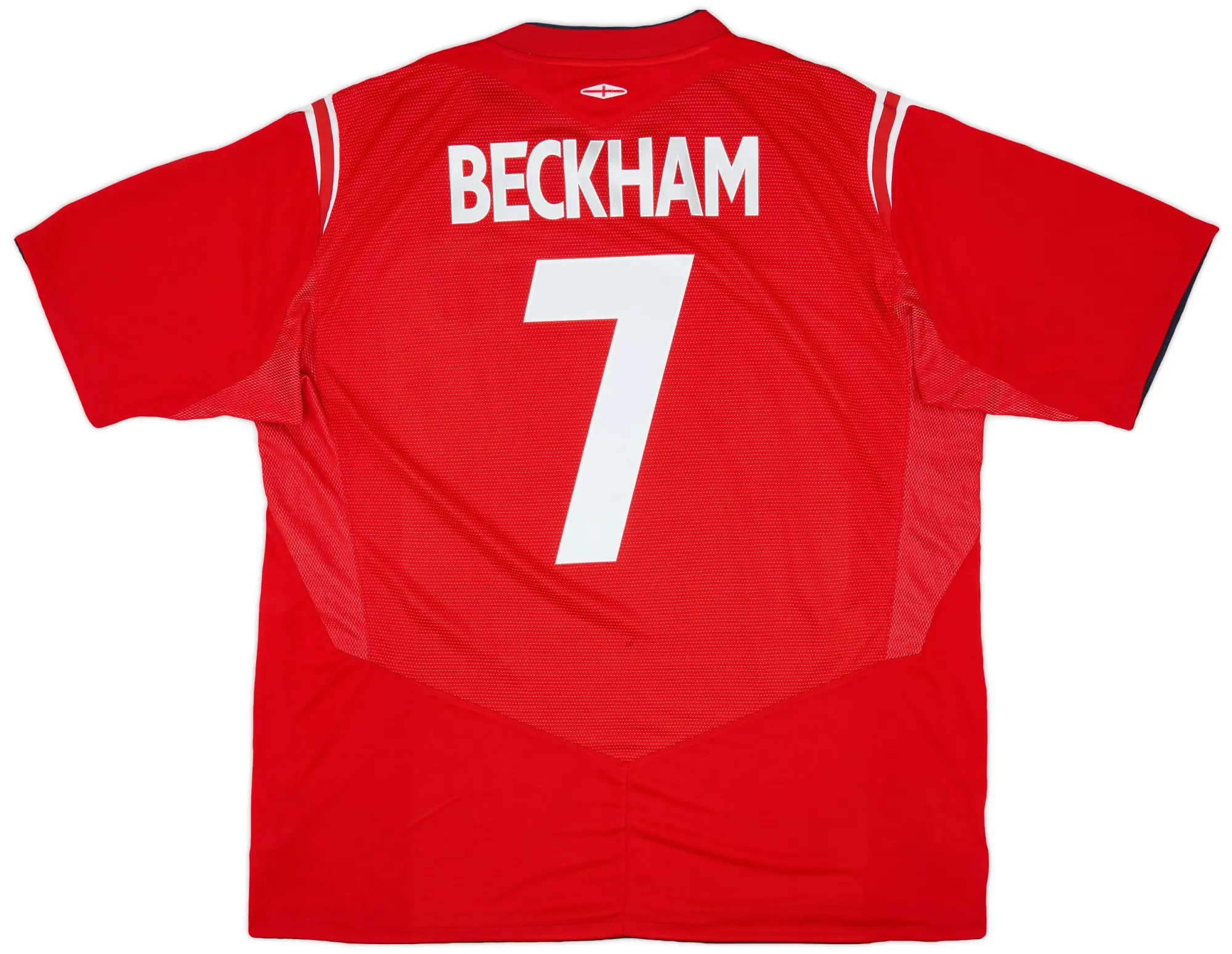 Umbro 2004-06 England Away Shirt Beckham #7 - 6/10 - (XXL)