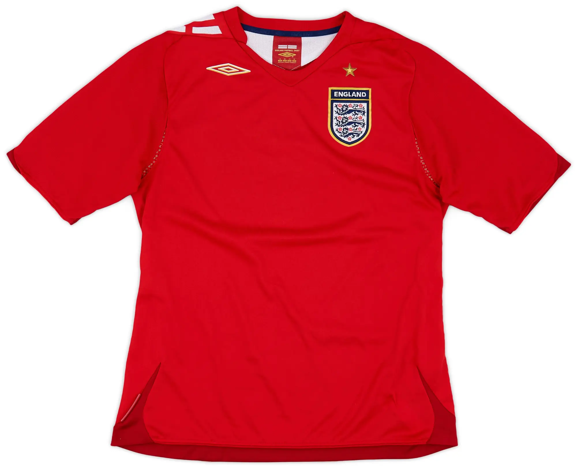 Umbro 2006-08 England Away Shirt - 9/10 - (Women's M)