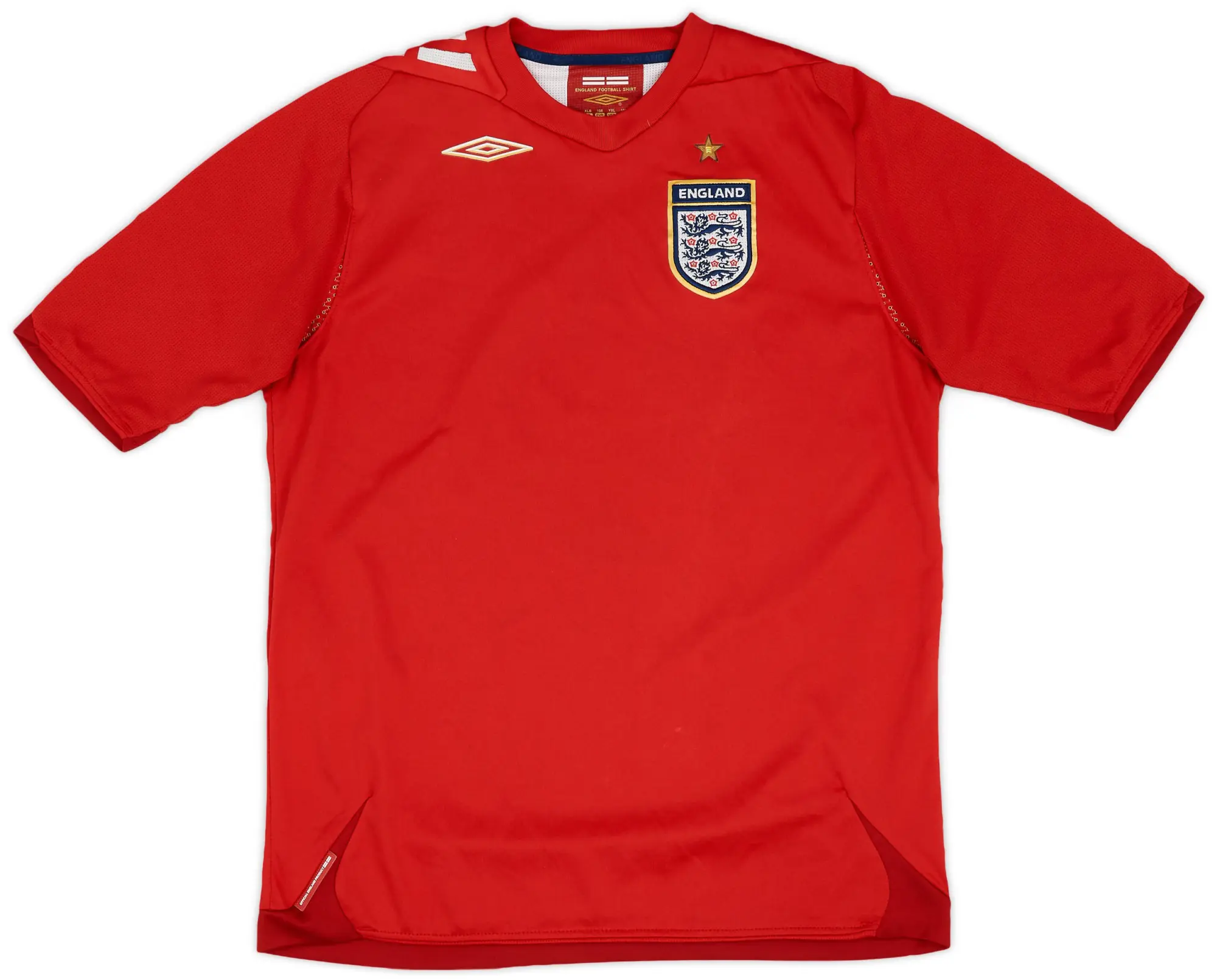 Umbro 2006-08 England Away Shirt - 8/10 - (XL.Boys)