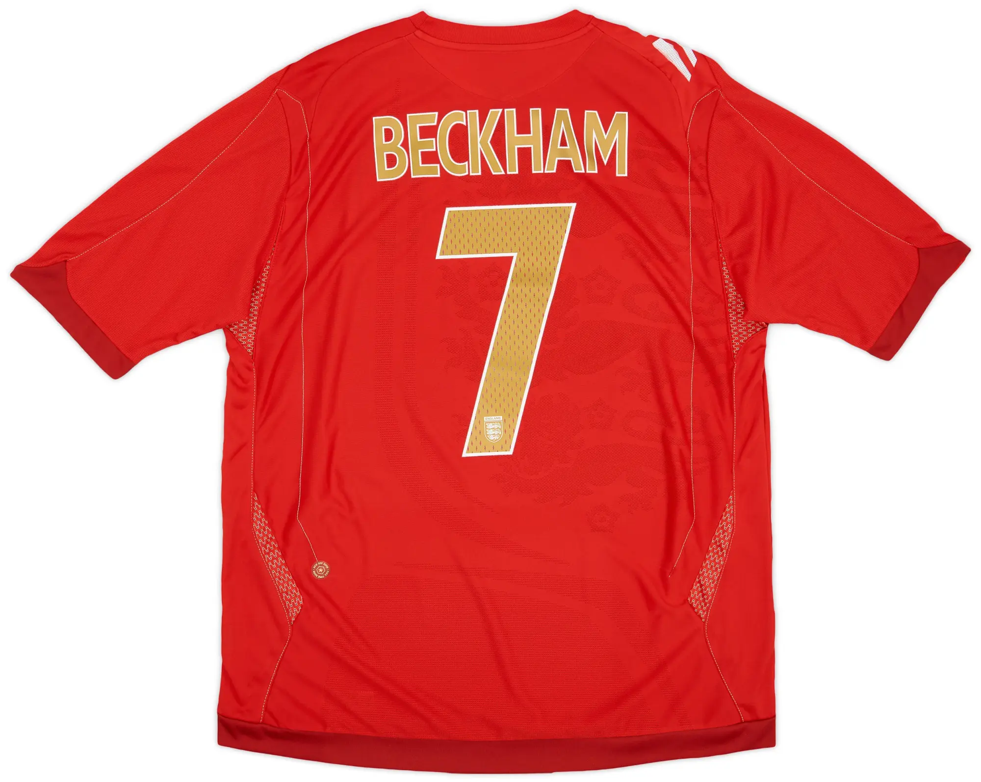 Umbro 2006-08 England Away Shirt Beckham #7 (XL)