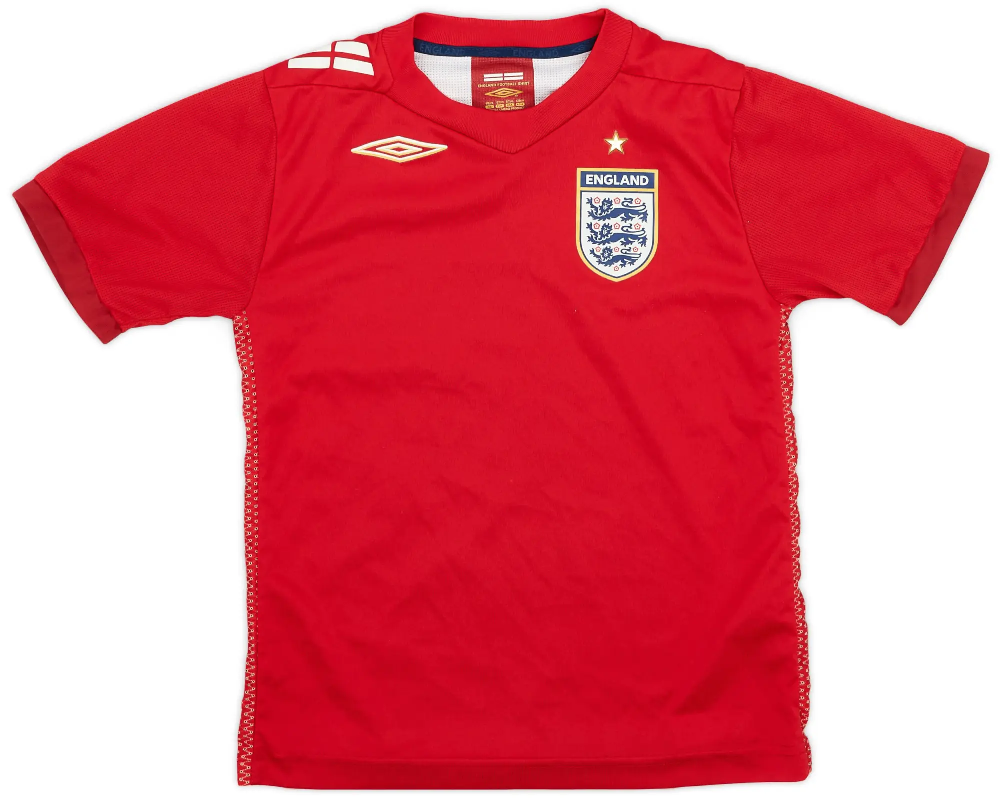 Umbro 2006-08 England Away Shirt - 9/10 - (S.Boys)