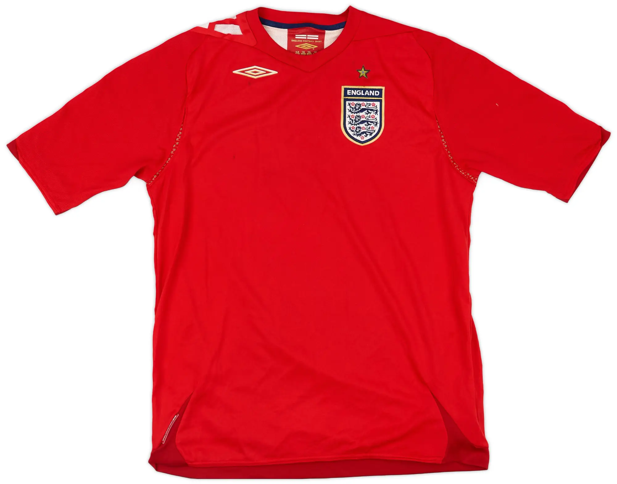 Umbro 2006-08 England Away Shirt - 7/10 - (XL.Boys)