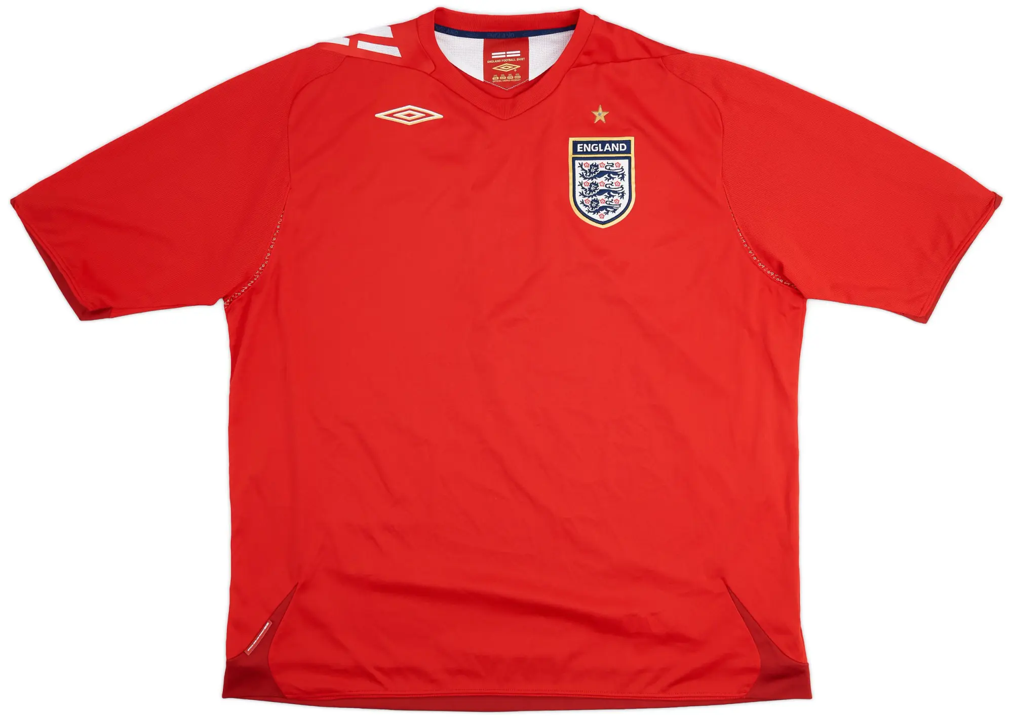 Umbro 2006-08 England Away Shirt - 8/10 - (3XL)