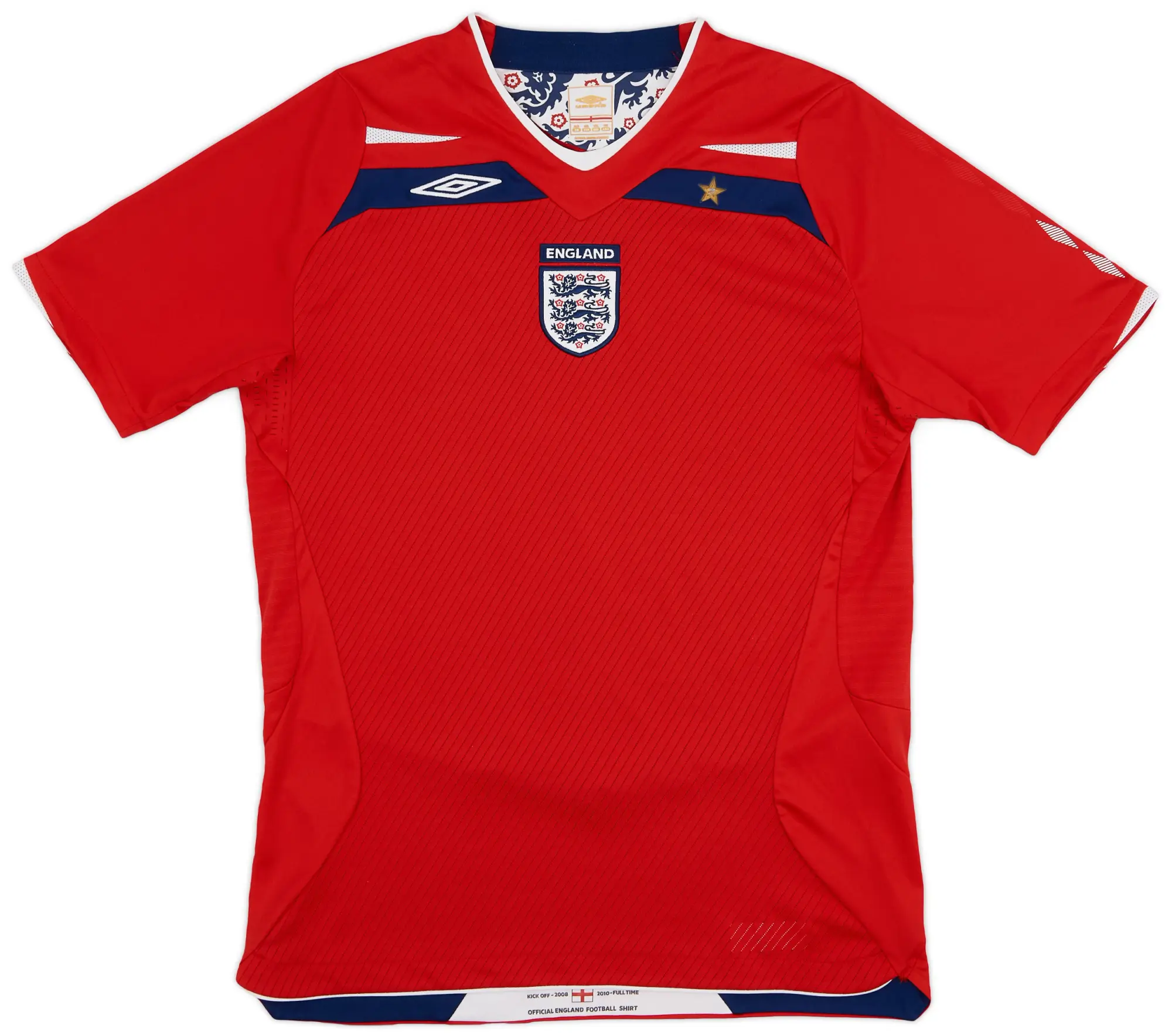 Umbro 2008-10 England Away Shirt - 9/10 - (XL.Boys)