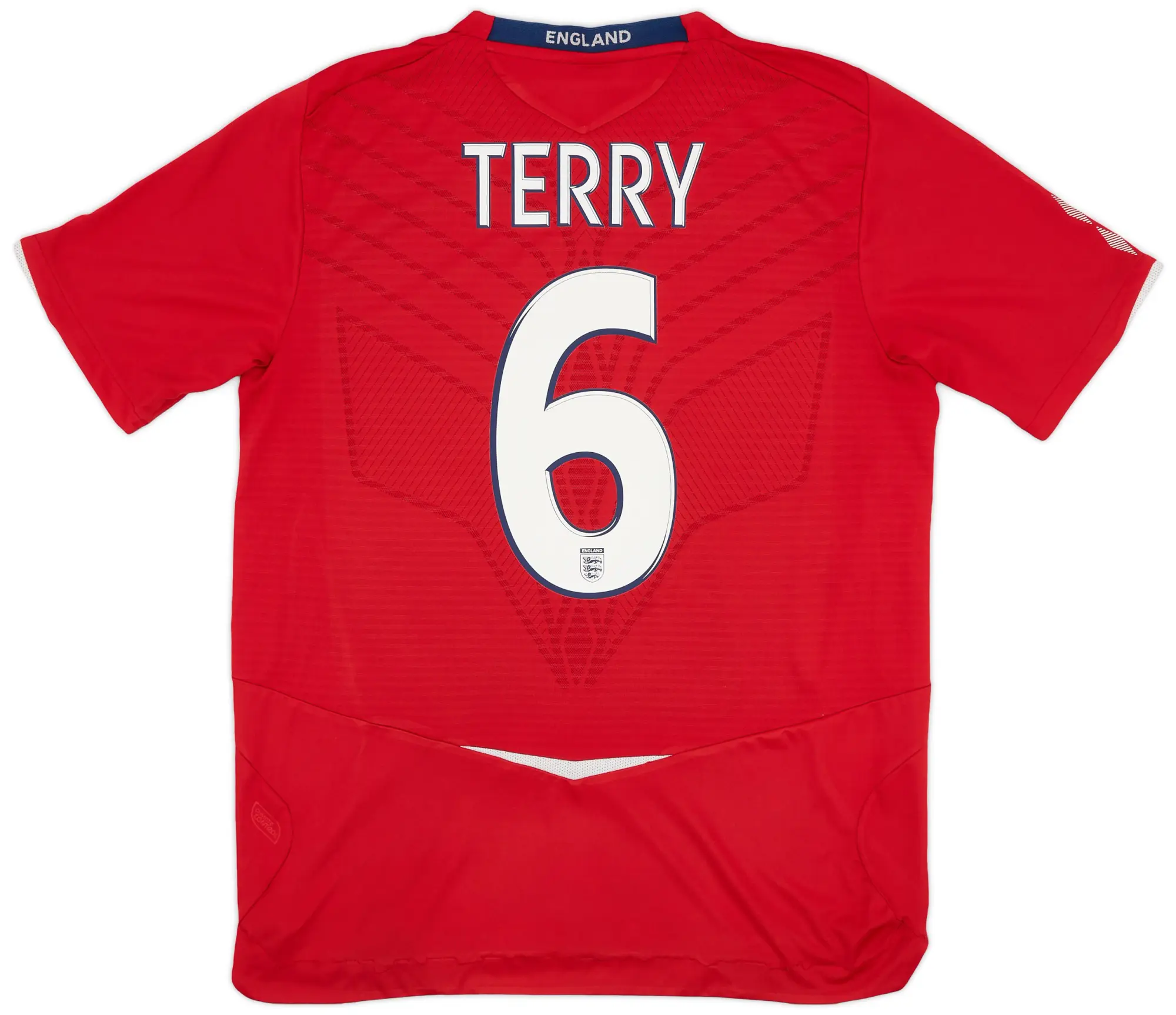 Umbro 2008-10 England Away Shirt Terry #6 - 6/10 - (L)