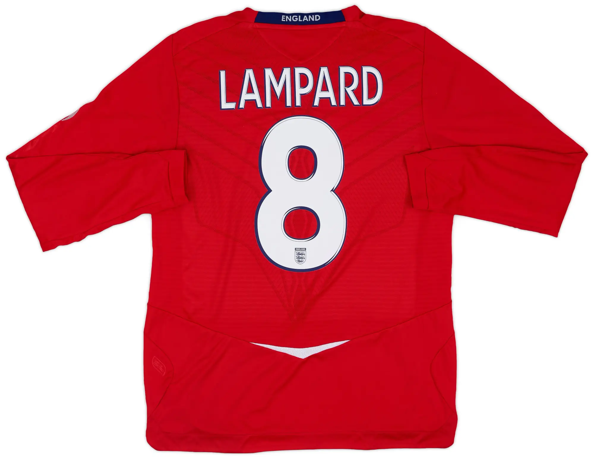 Umbro 2008-10 England Away L/S Shirt Lampard #8 - 9/10 - (M)