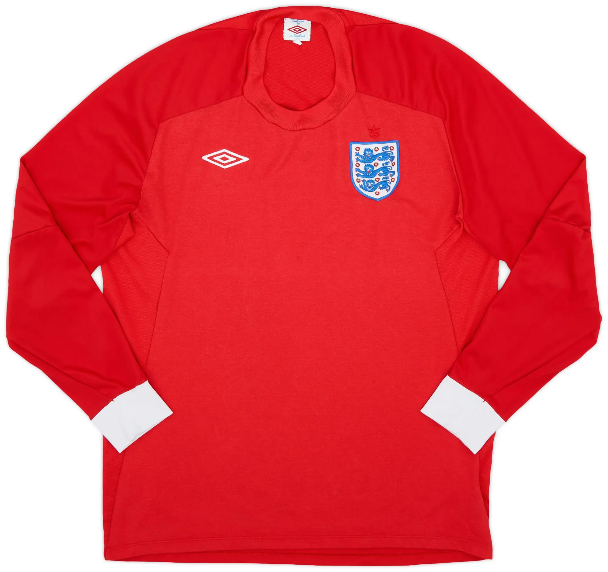 Umbro 2010-11 England Away L/S Shirt - 7/10 - (L)