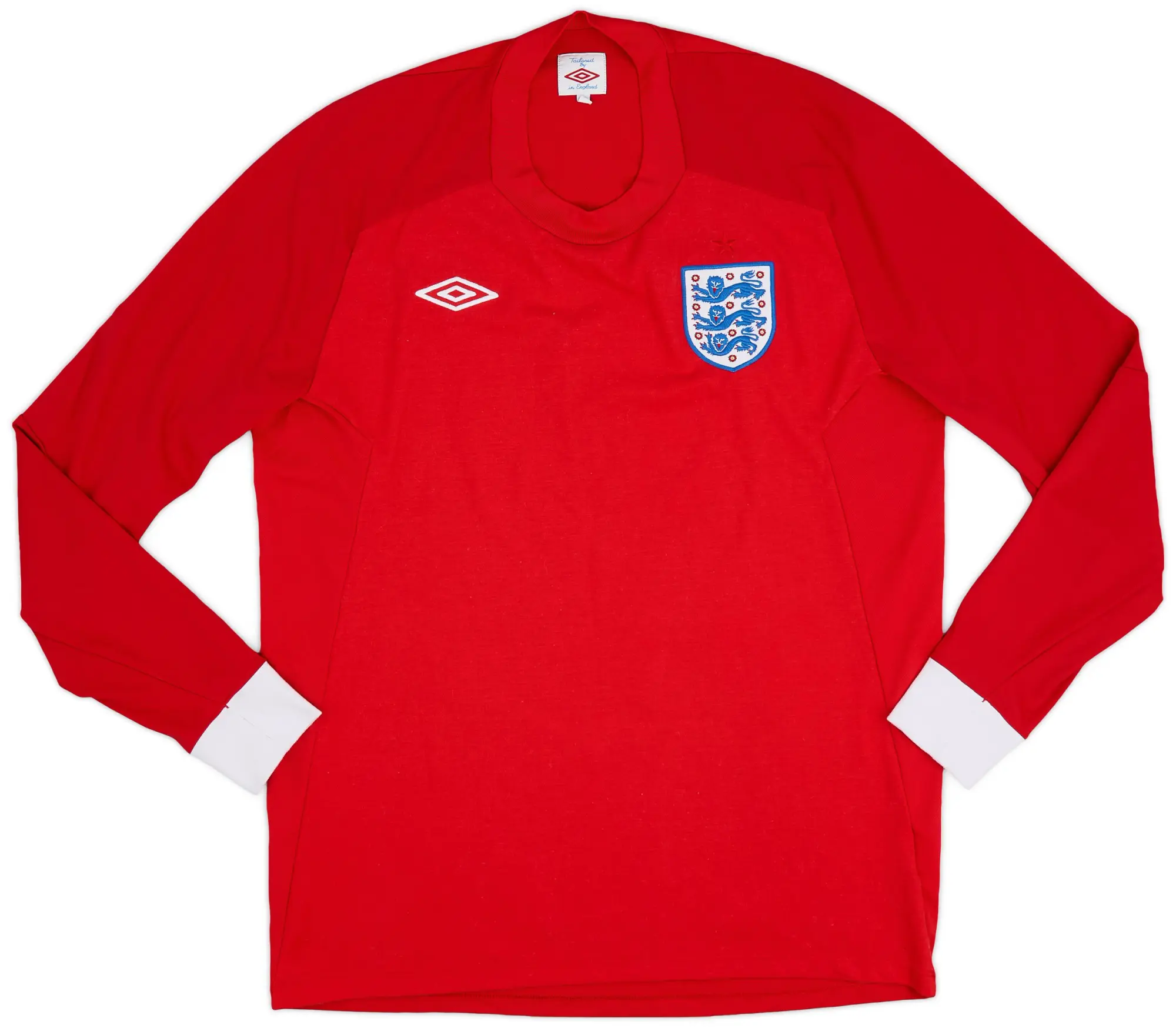 Umbro 2010-11 England Away L/S Shirt - 8/10 - (L)