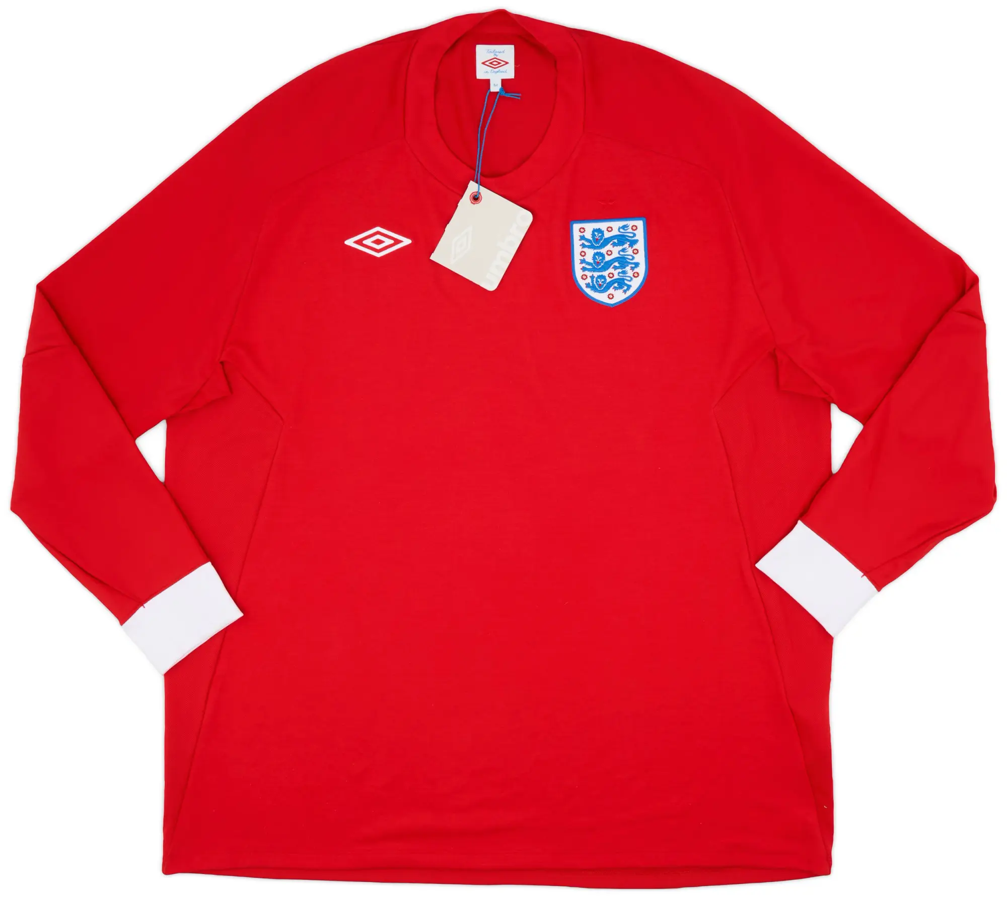 Umbro 2010-11 England Away L/S Shirt (3XL)