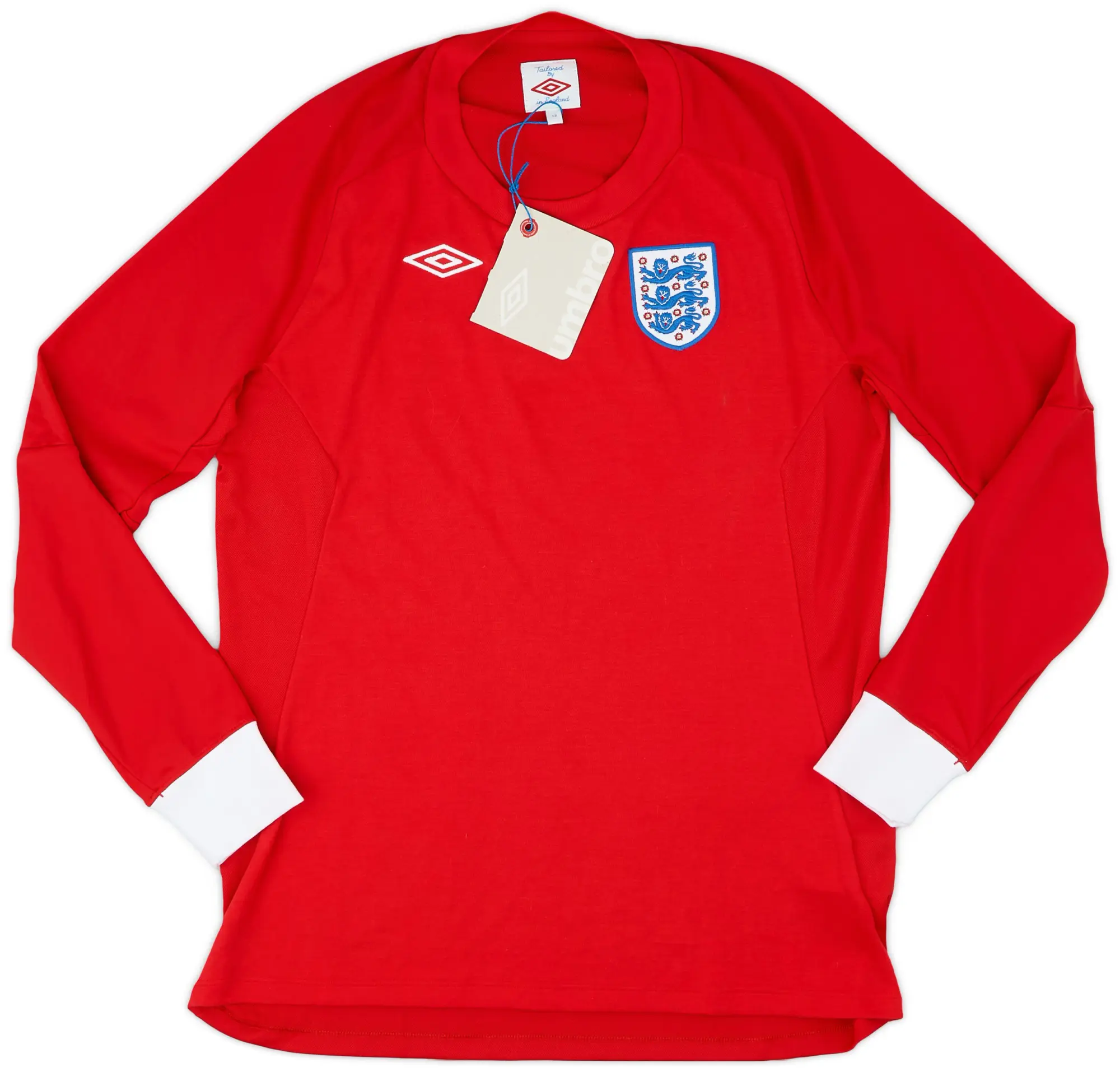 Umbro 2010-11 England Away L/S Shirt (Women's M)