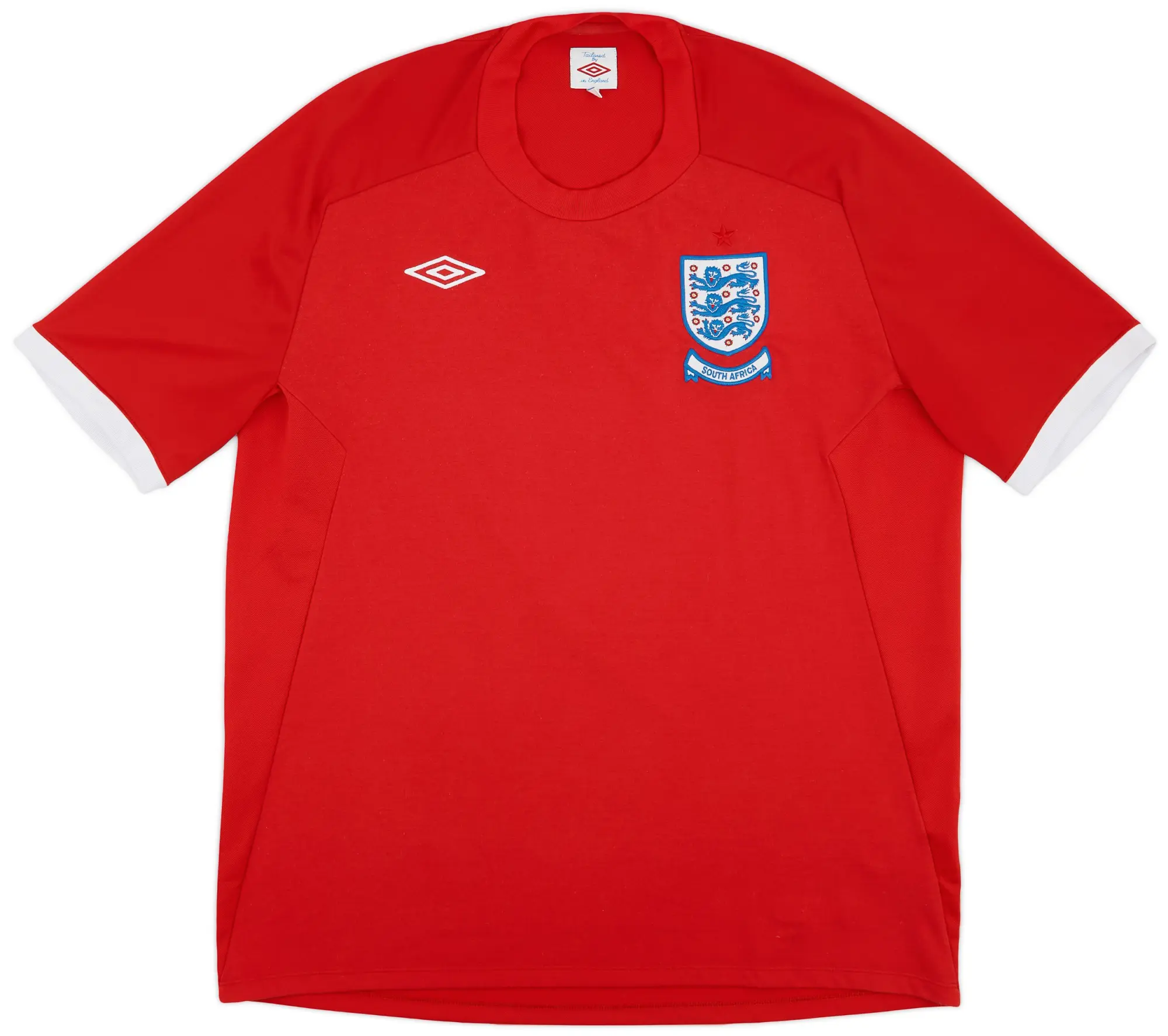 Umbro 2010-11 England 'South Africa' Away Shirt - 8/10 - (XXL)