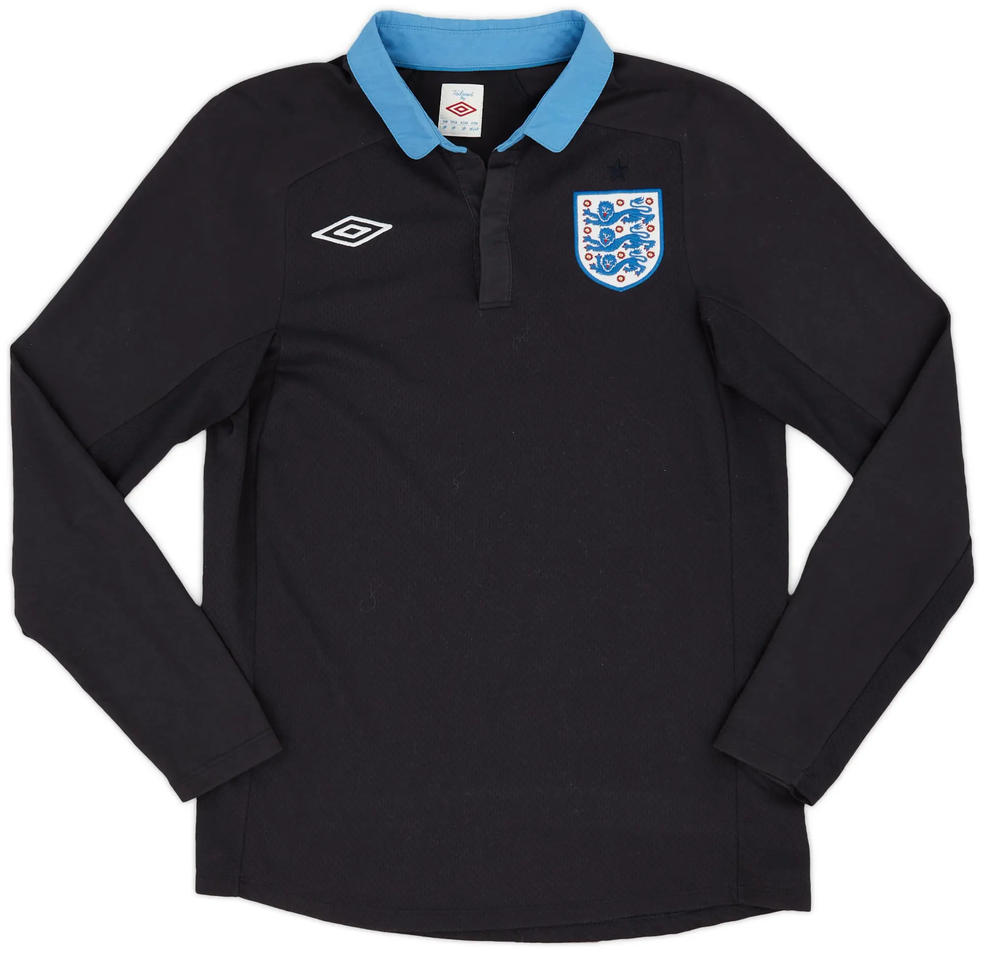 Umbro 2011-12 England Away L/S Shirt - 9/10 - (M)