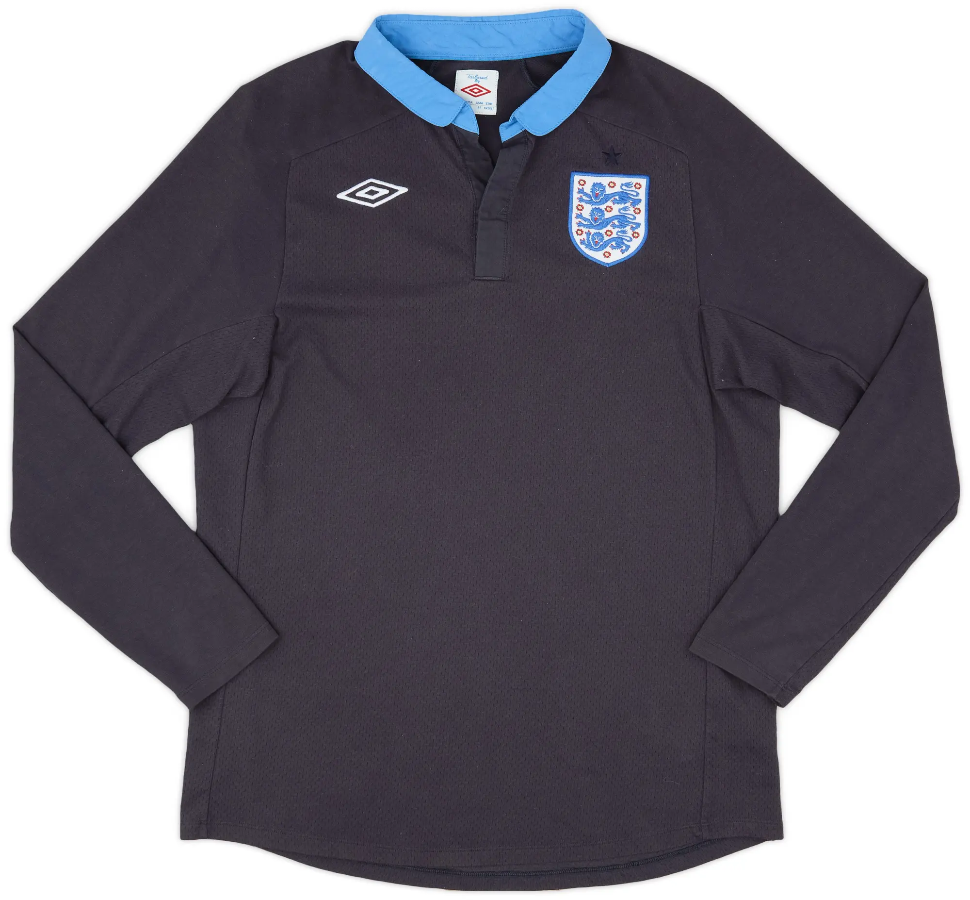 Umbro 2011-12 England Away L/S Shirt - 8/10 - (L)